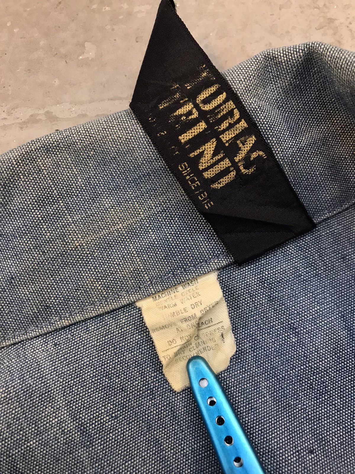Japanese Brand × Vintage Vintage 70s-80s Tobias Trend Chambray Cotton Blue Denim Size US XXS / EU 40 - 6 Thumbnail
