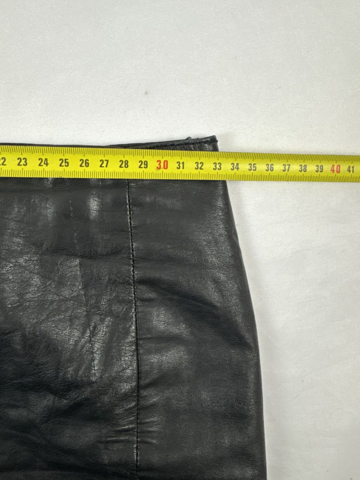 Wilsons Leather 100% Leather High-waisted Pencil Skirt s / 36 Size 27" / US 4 / IT 40 - 12 Thumbnail