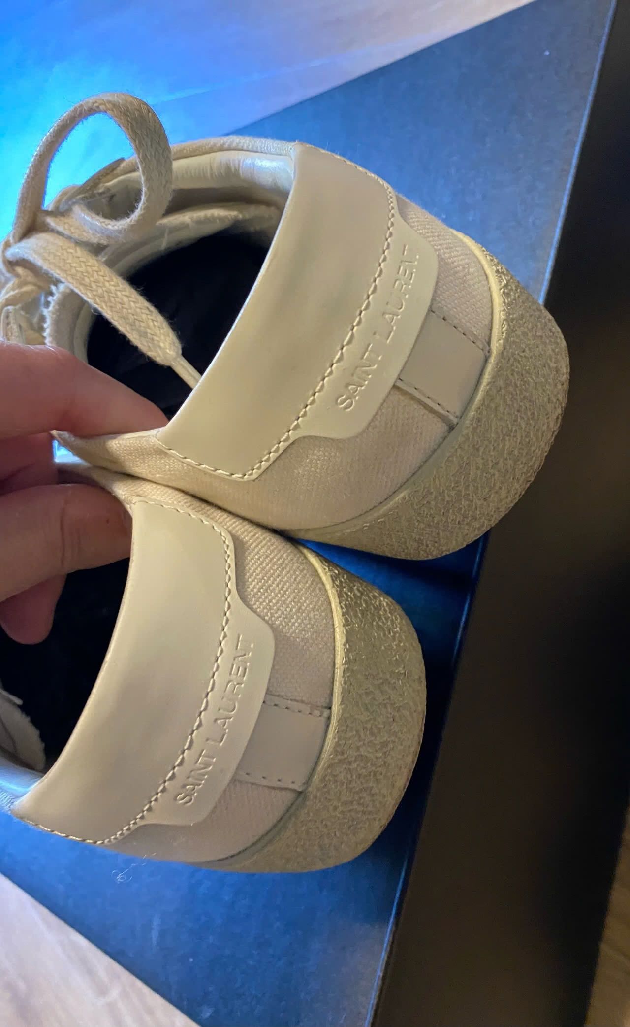 Saint Laurent Paris Saint Laurent Logo sneakers canvas Size US 5 / IT 35 - 7 Thumbnail