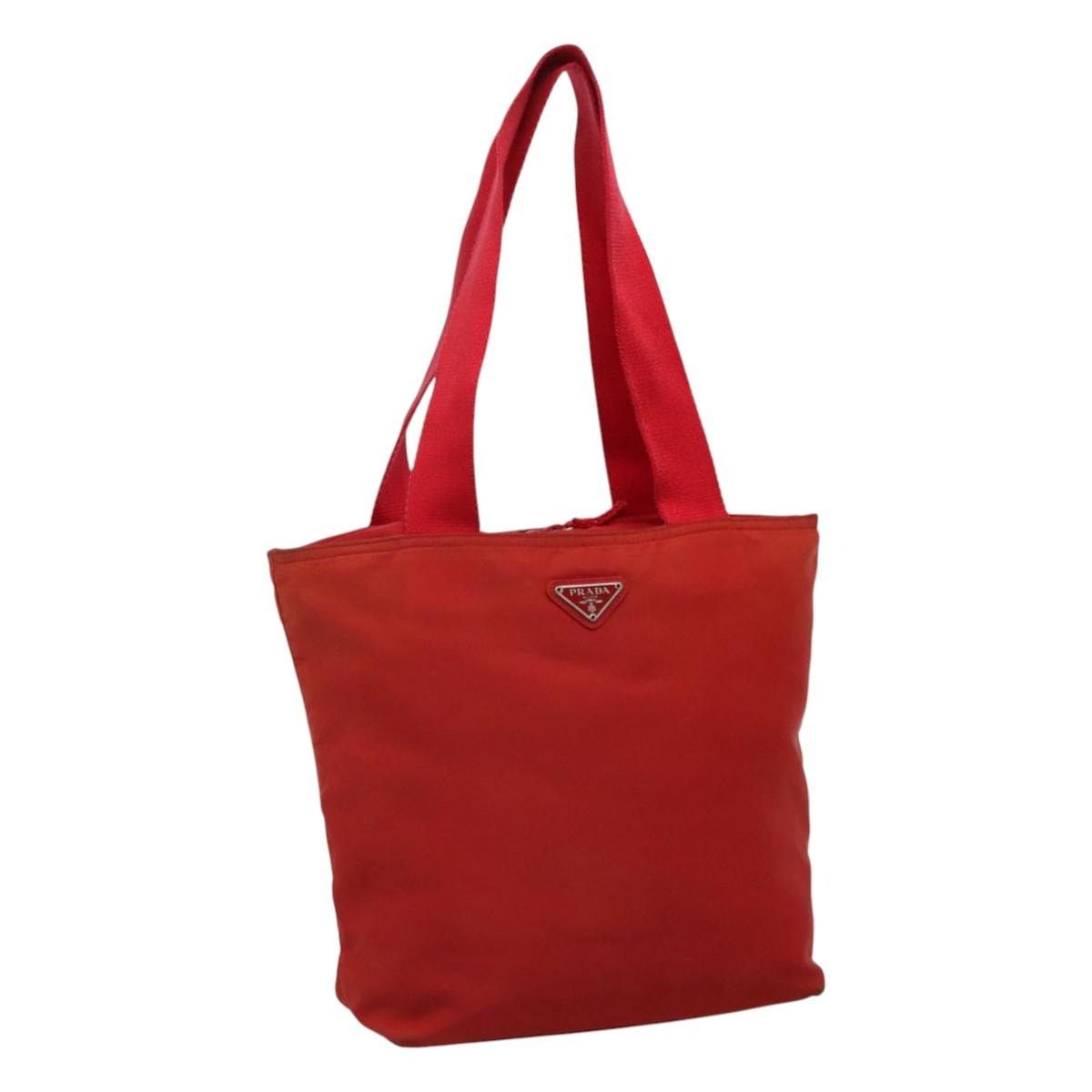 Prada PRADA Tote Bag Nylon Red Size ONE SIZE - 1 Thumbnail