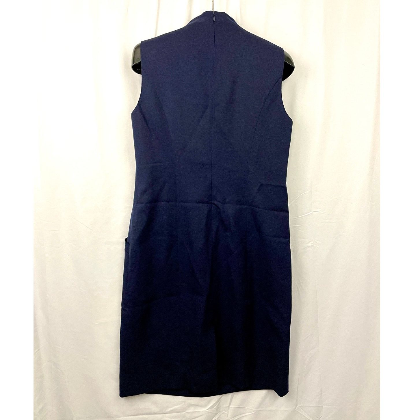 Pendleton Pendleton Blue Virgin Wool Sleeveless Sheath Dress Sz 14 Size XL / US 12-14 / IT 48-50 - 2 Thumbnail