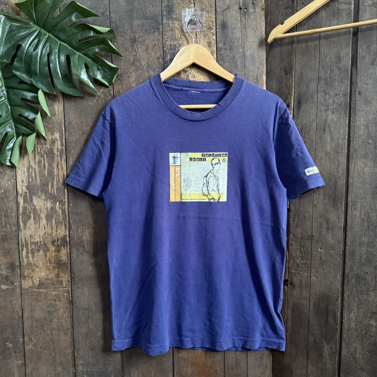 Stussy Vintage 90’s Stussy Johnston Scott Tshirt Size US M / EU 48-50 / 2 - 1 Thumbnail