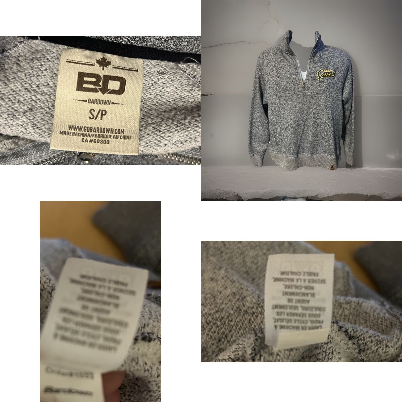 Vintage VINTAGE Erie Otters Hockey Pullover Women Small S/P Heather Gray Bardown Tag BD Size S / US 4 / IT 40 - 8 Thumbnail