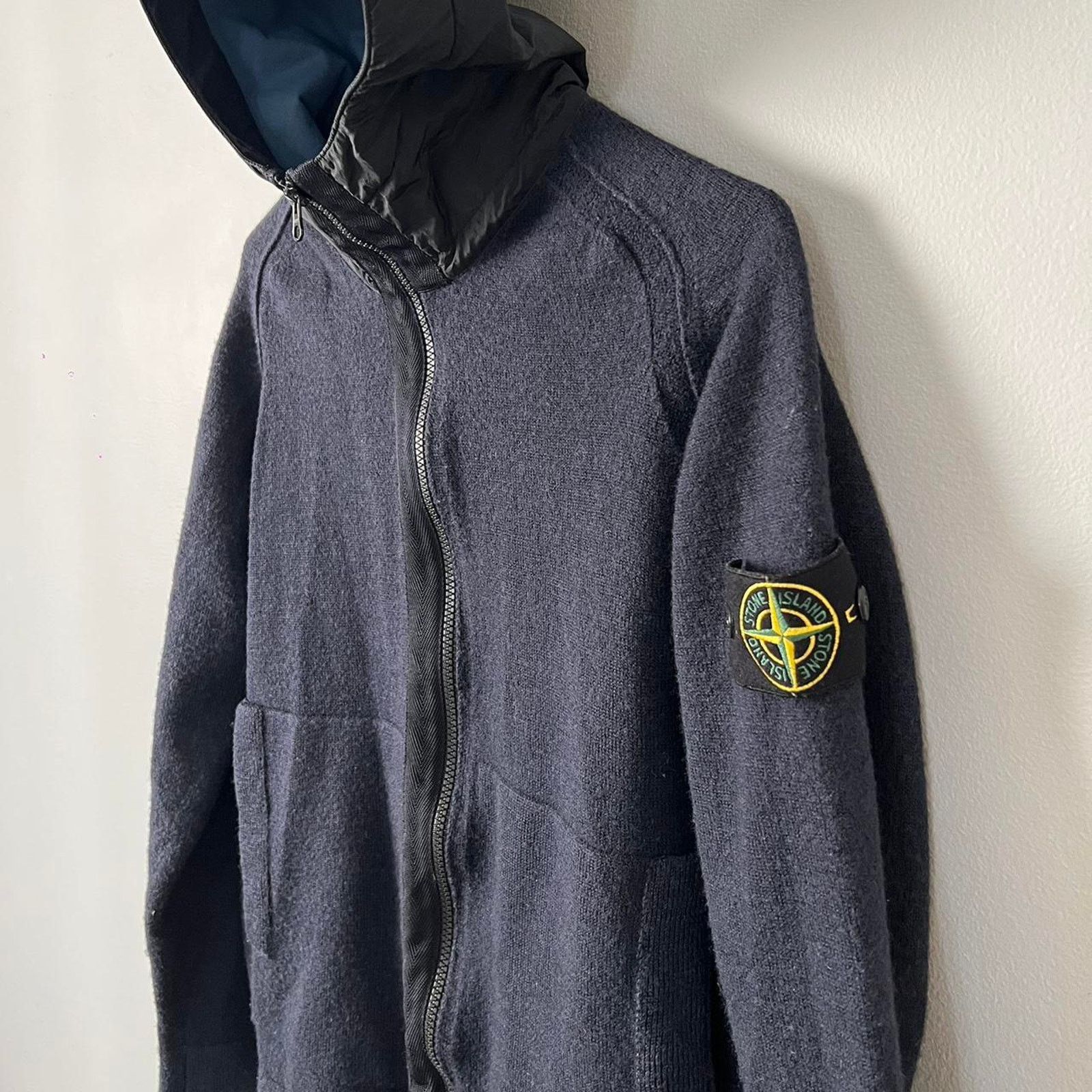 Stone Island Stone island wool zip up Size US L / EU 52-54 / 3 - 7 Thumbnail