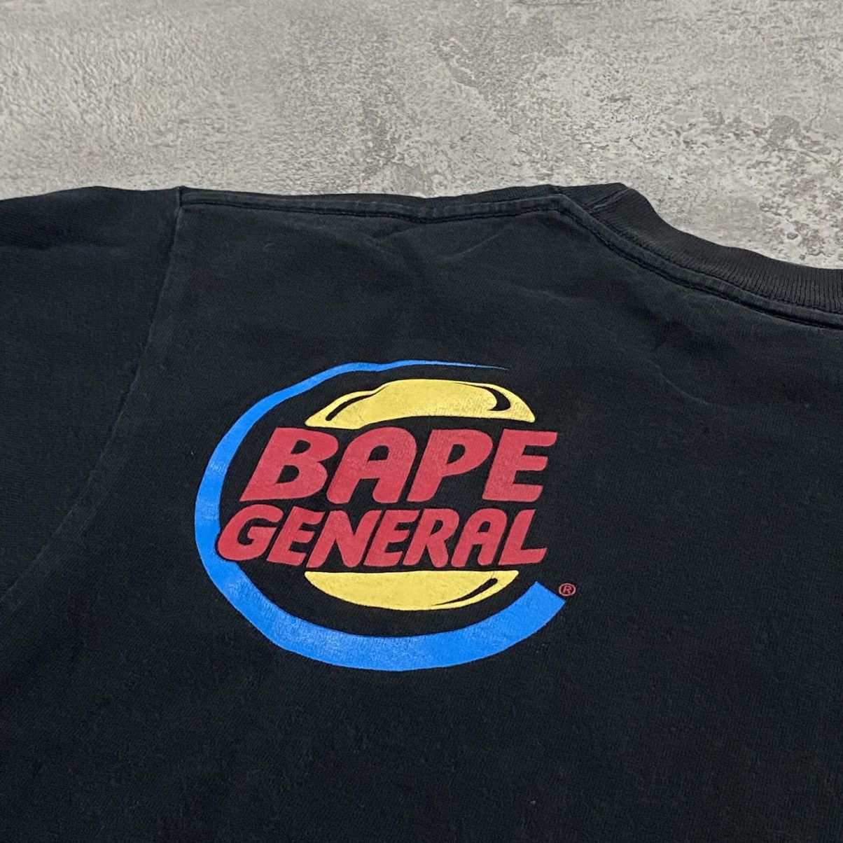 Bape Bape General Burger Black Short Sleeve Tshirt Size US S / EU 44-46 / 1 - 7 Thumbnail