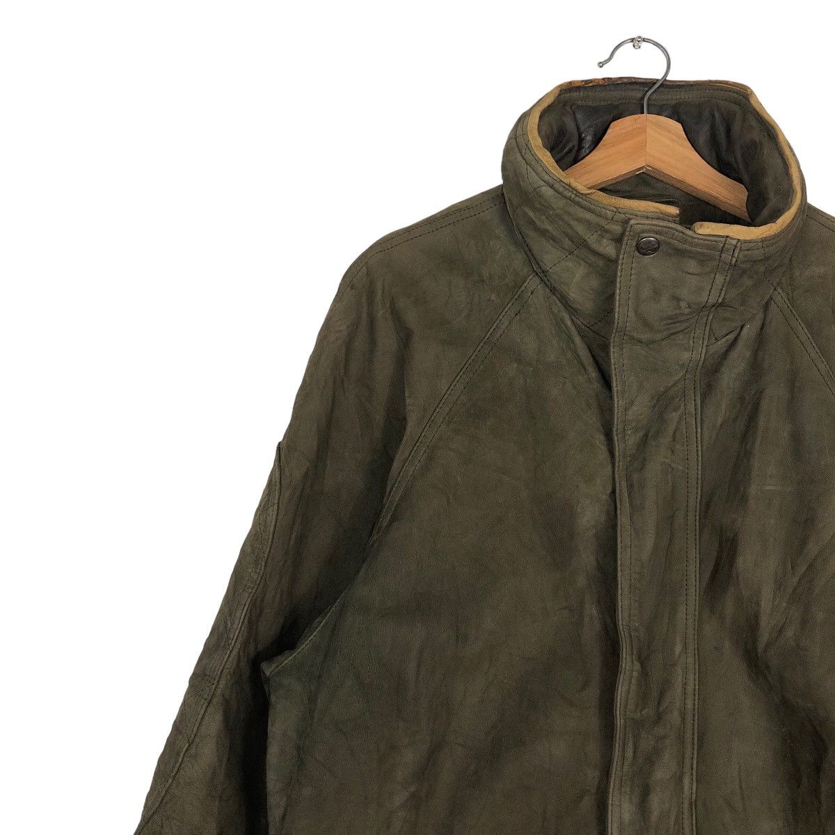 Timberland 🔥Vintage Genuine Leather Jacket Biker Timberland Bondage Size US S / EU 44-46 / 1 - 7 Thumbnail