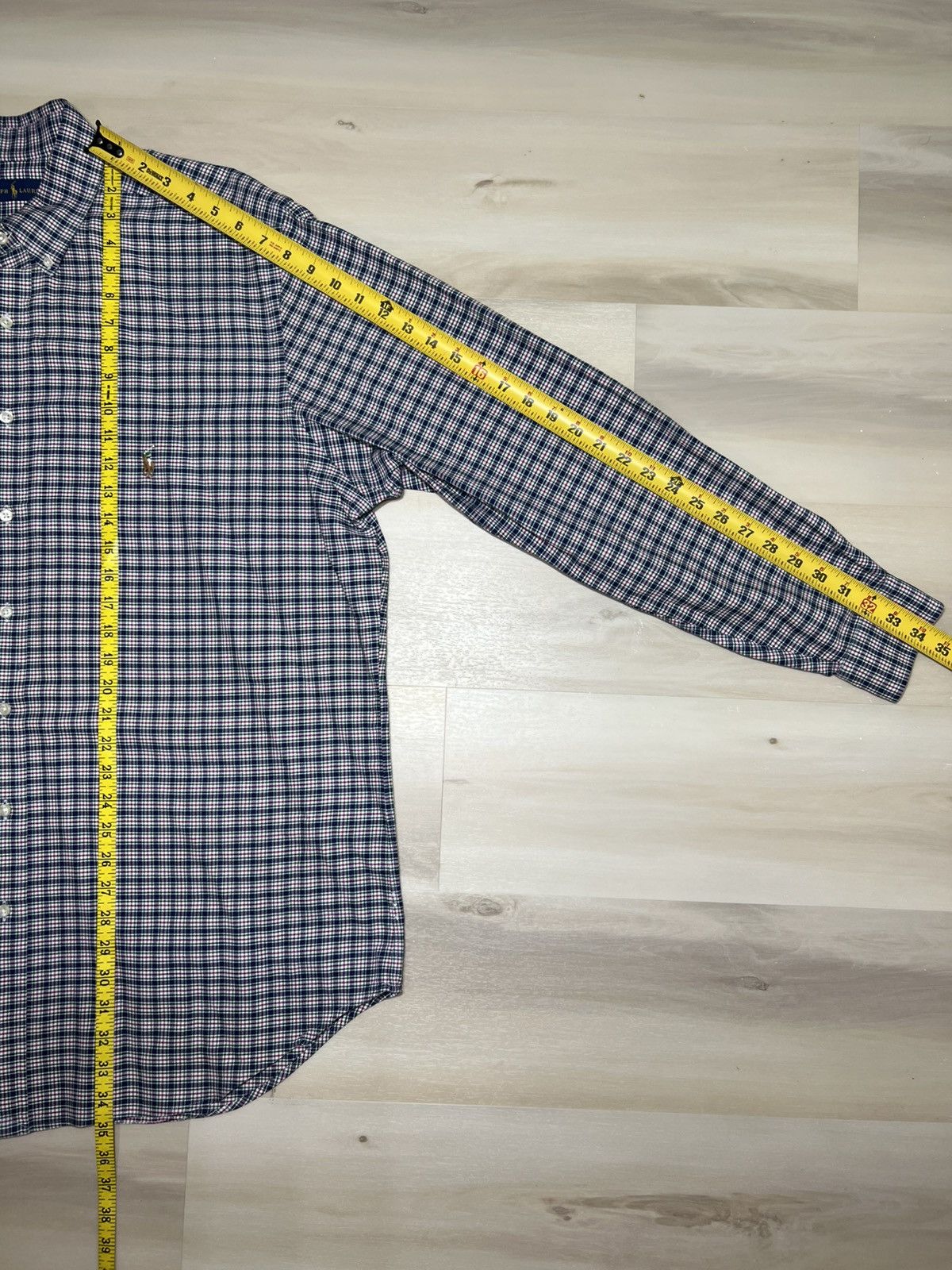 Polo Ralph Lauren Ralph Lauren Shirt Mens XLT Green Plaid Button Down Cotton Size US XL / EU 56 / 4 - 5 Thumbnail