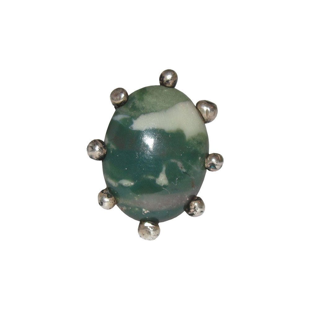 Taxco Mexican Hand Made Sterling Bloodstone Ring
