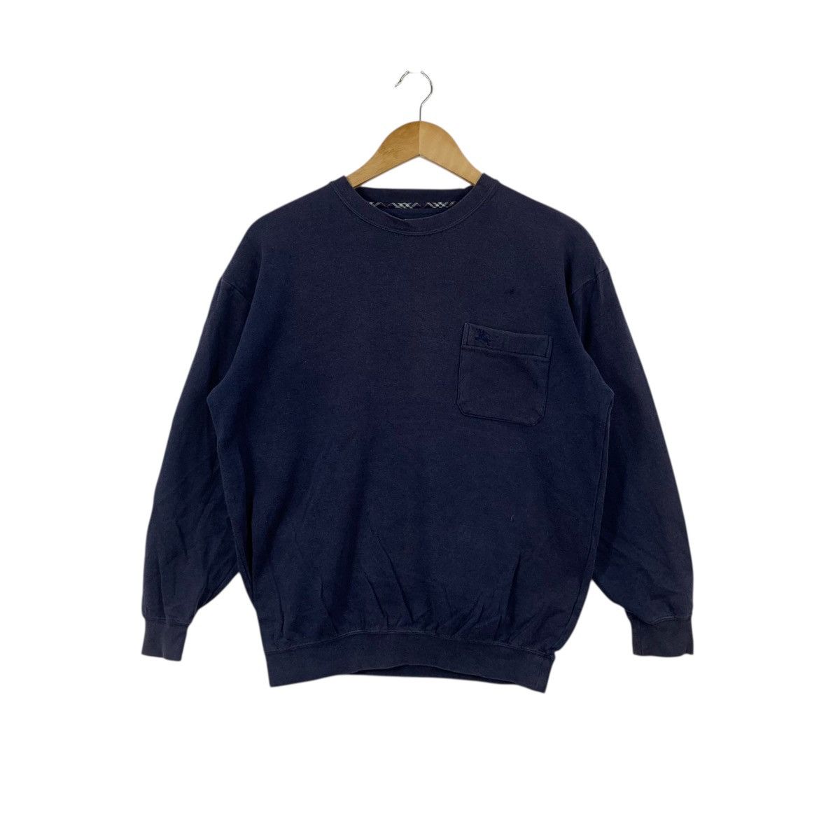 Burberry BURBERRY LONDON Nova Checks Pocket Sweatshirt Sweater Size M / US 6-8 / IT 42-44 - 1 Thumbnail