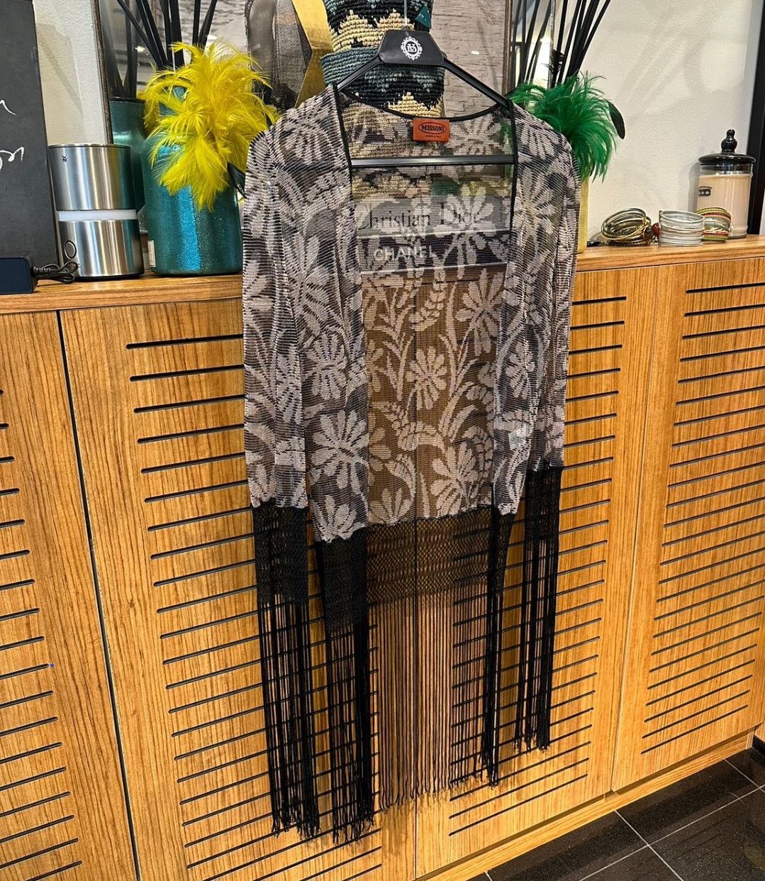 Missoni Missoni Boho Open Knit Fringed Poncho Shawl Size ONE SIZE - 5 Thumbnail