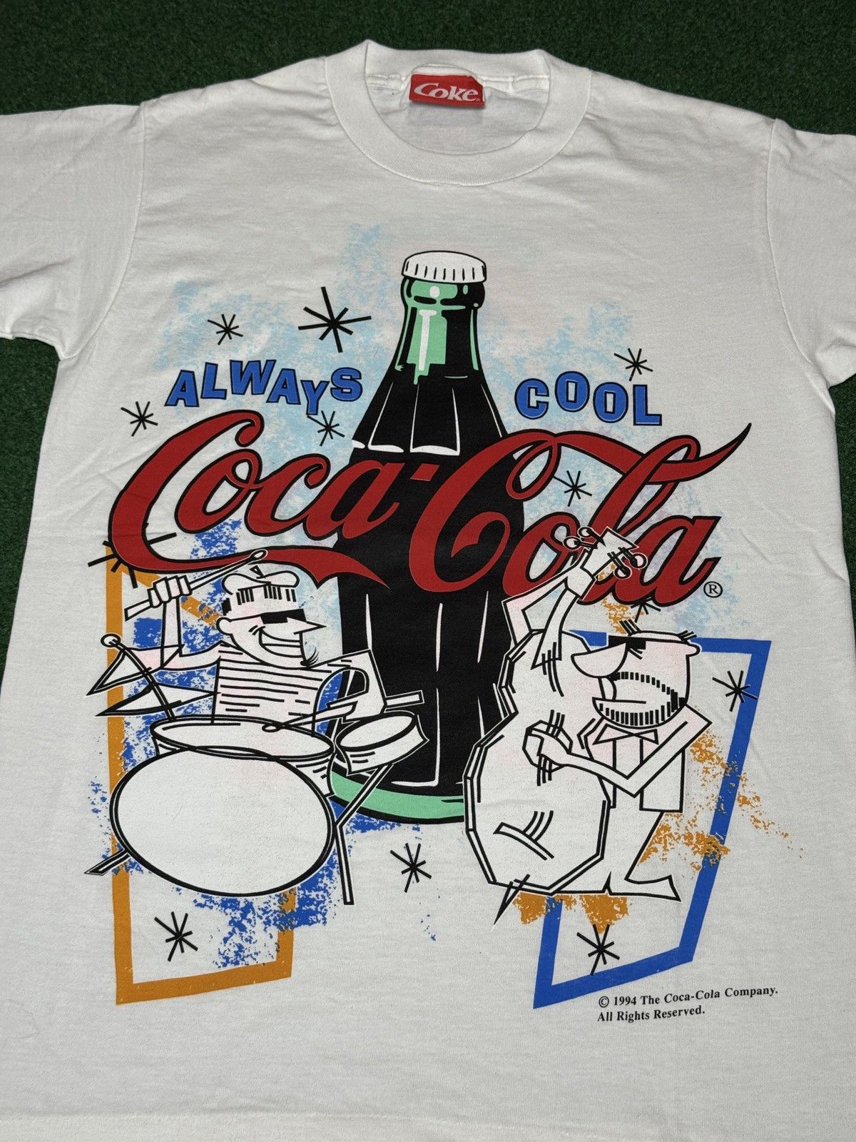Coca Cola Vintage 90s Coca Cola Coke Company Retro Med Soda T Shirt Size US M / EU 48-50 / 2 - 2 Thumbnail
