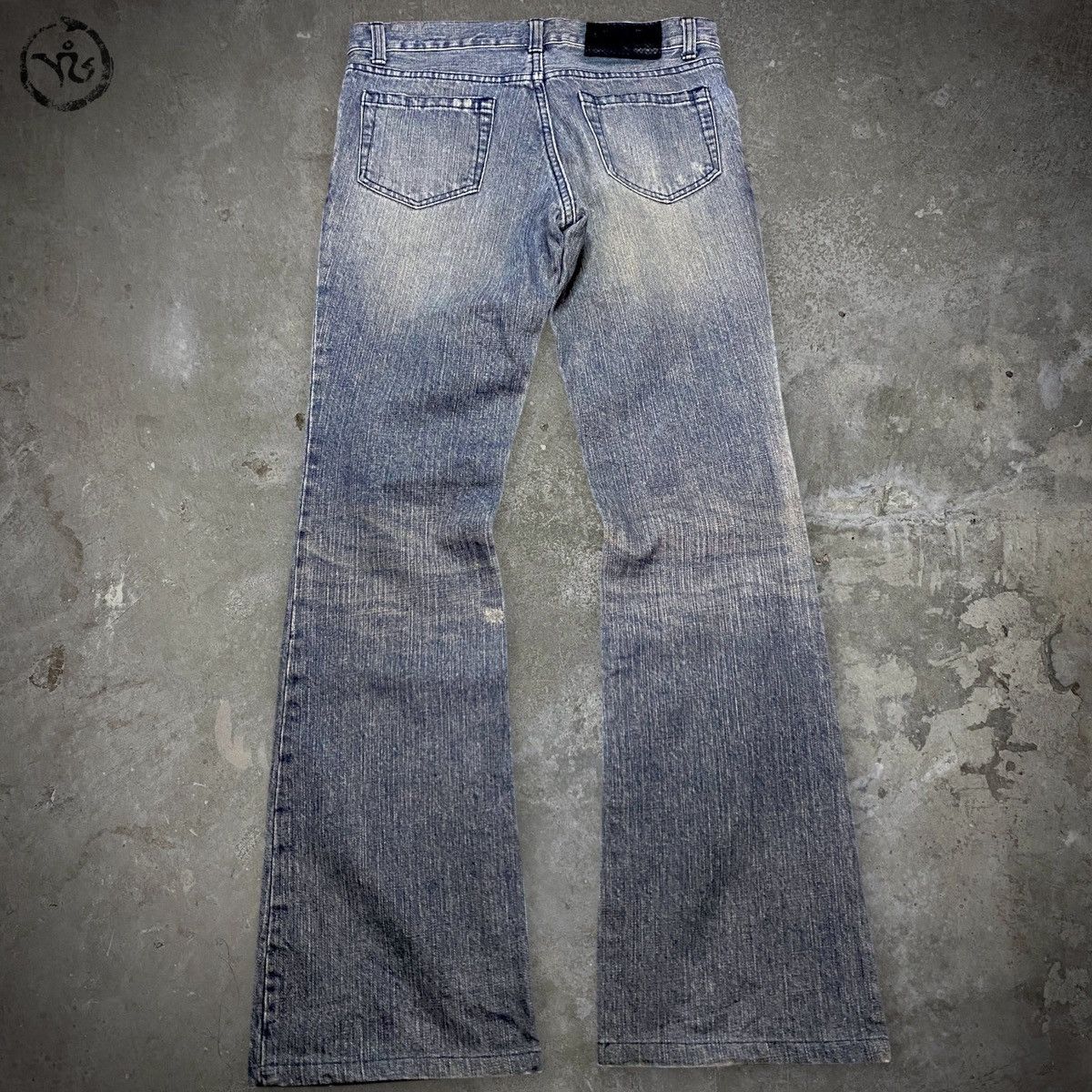 5351 POUR LES HOMMES Japanese Mudwash Snake Jeans Size US 33 - 4 Thumbnail