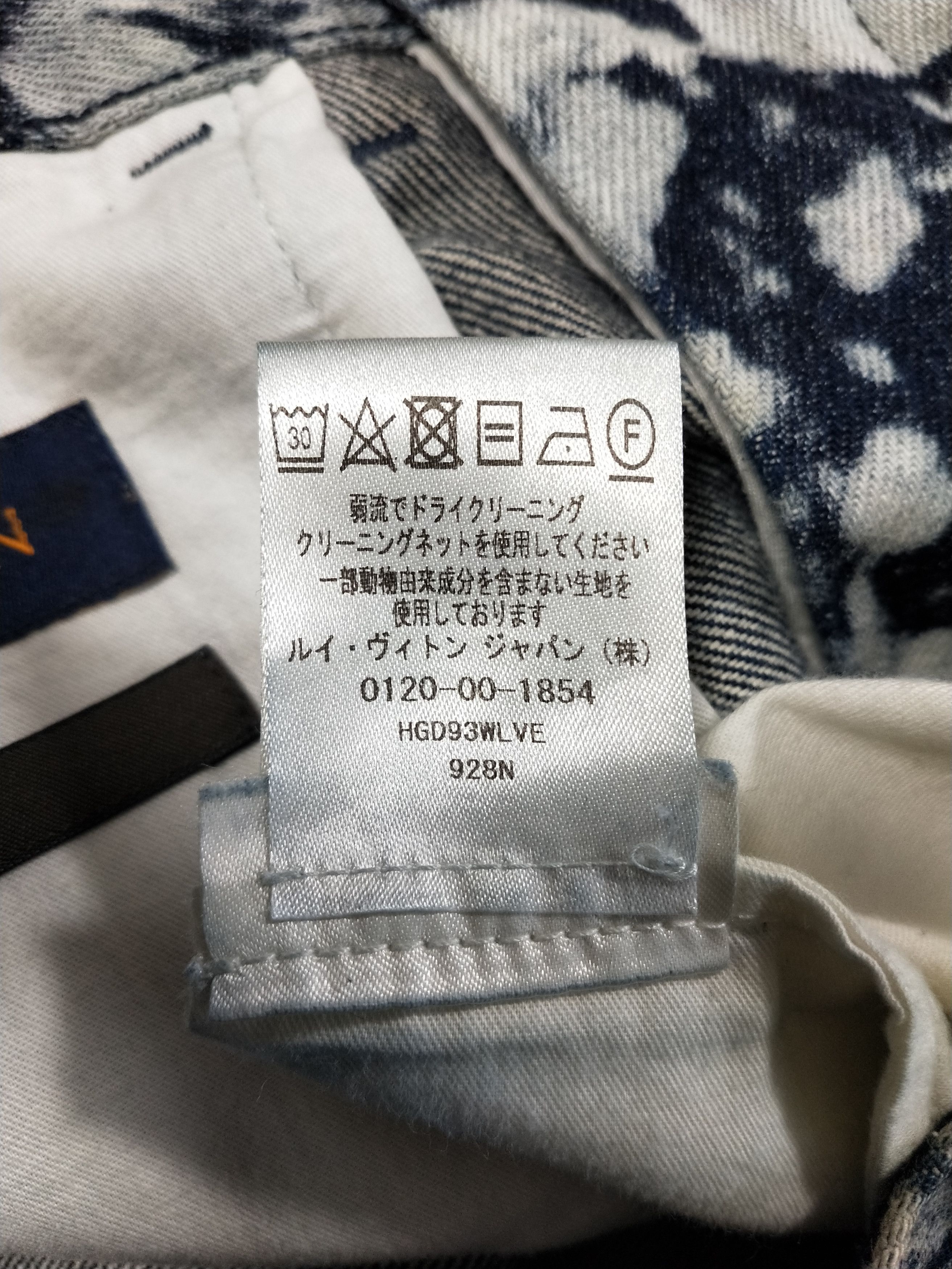 Louis Vuitton Dorothy 'Poppies' Flared Denim Jeans Size US 32 / EU 48 - 8 Thumbnail