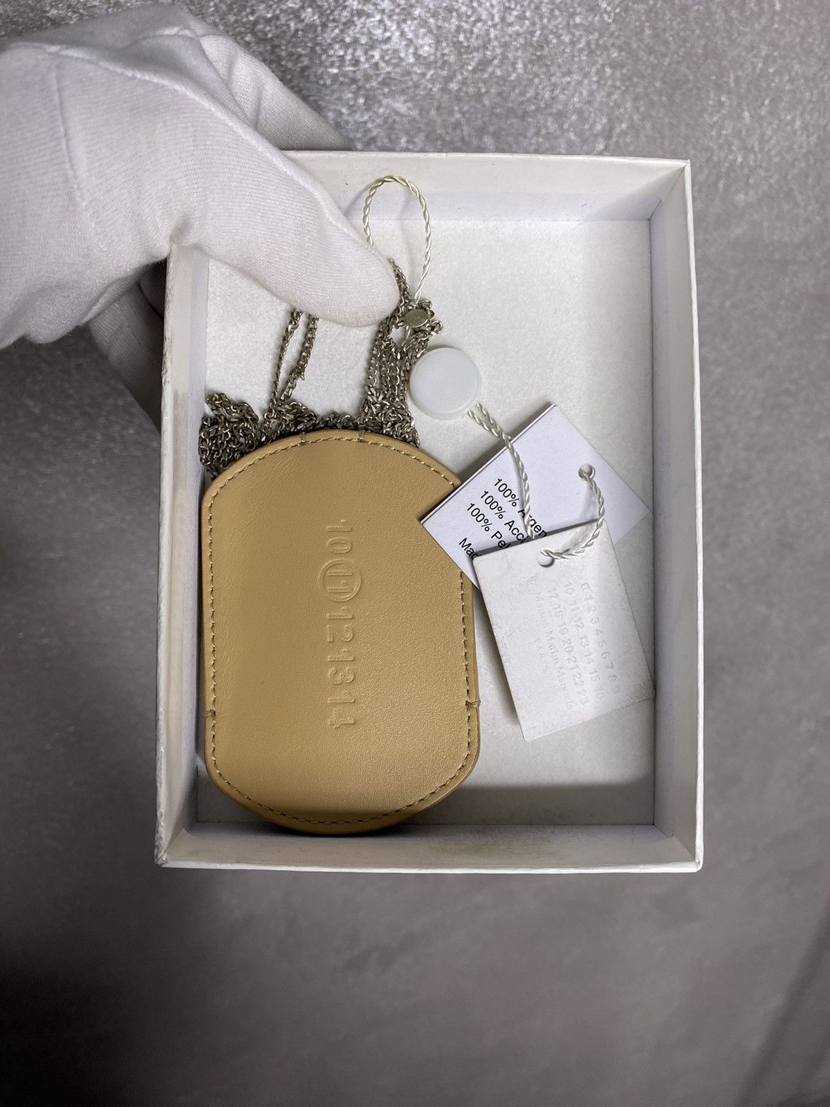 Maison Margiela NWT RRP 515$ Maison Margiela Silver & Leather Key Necklace Size ONE SIZE - 2 Thumbnail