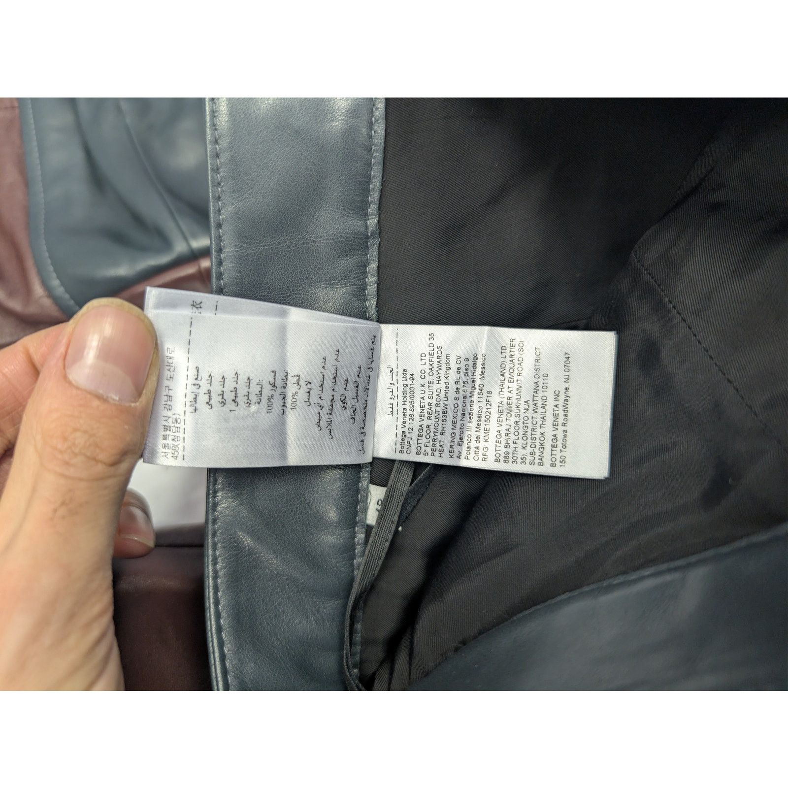 Bottega Veneta o1rshd1 Leather Biker Pants Natural Calf Pants Size US 32 / EU 48 - 20 Thumbnail