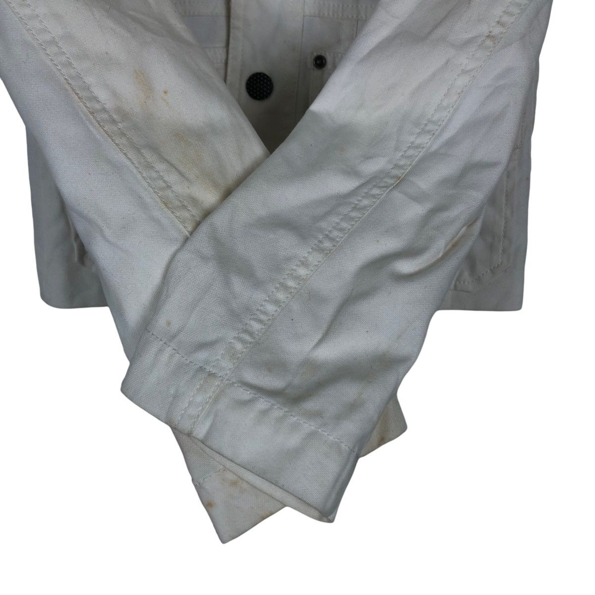 Diesel 🔥Vintage Cropped Biker Jacket Diesel Rare Lining Design Size US S / EU 44-46 / 1 - 15 Thumbnail