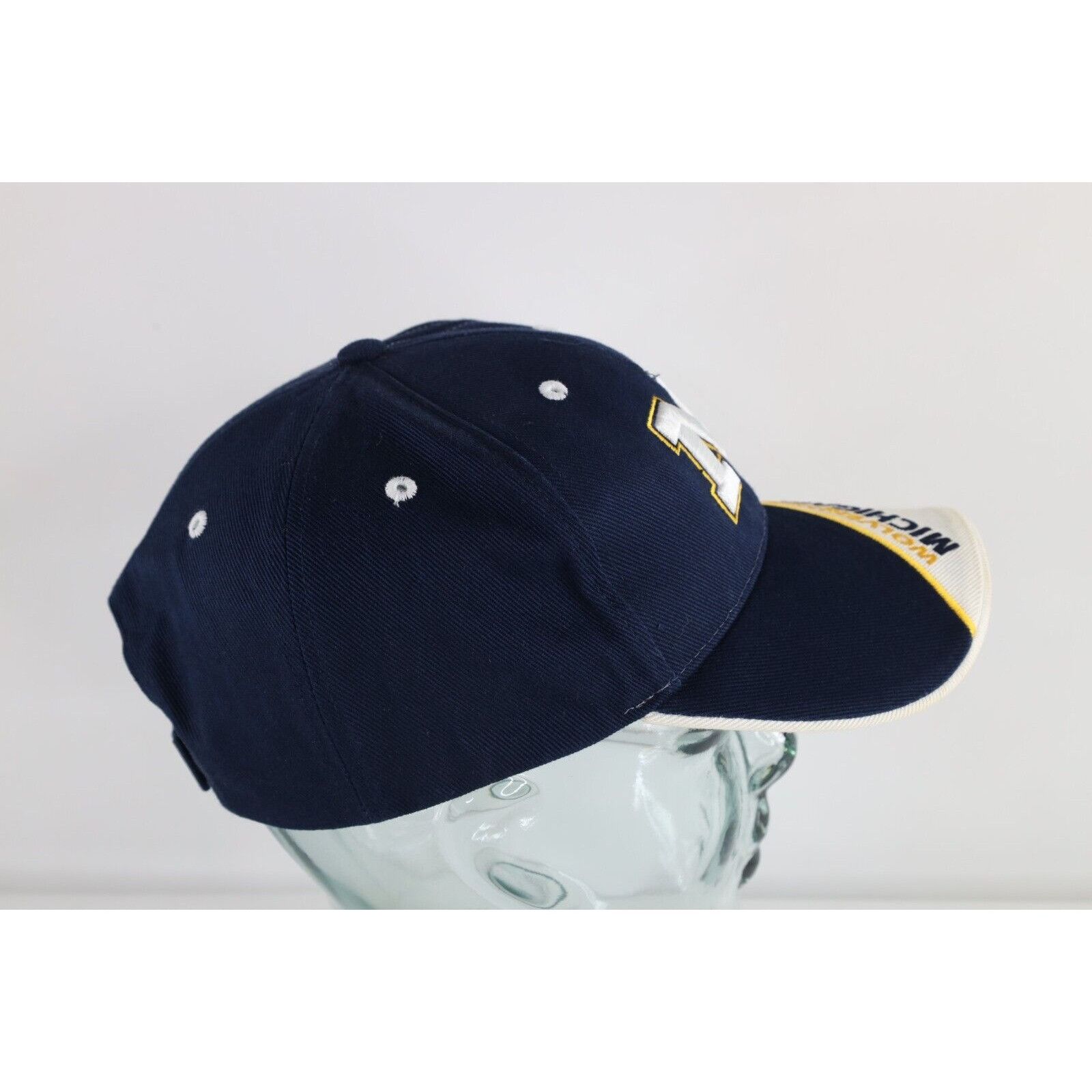Vintage Vintage 90s Distressed Spell Out University of Michigan Hat Size ONE SIZE - 7 Thumbnail