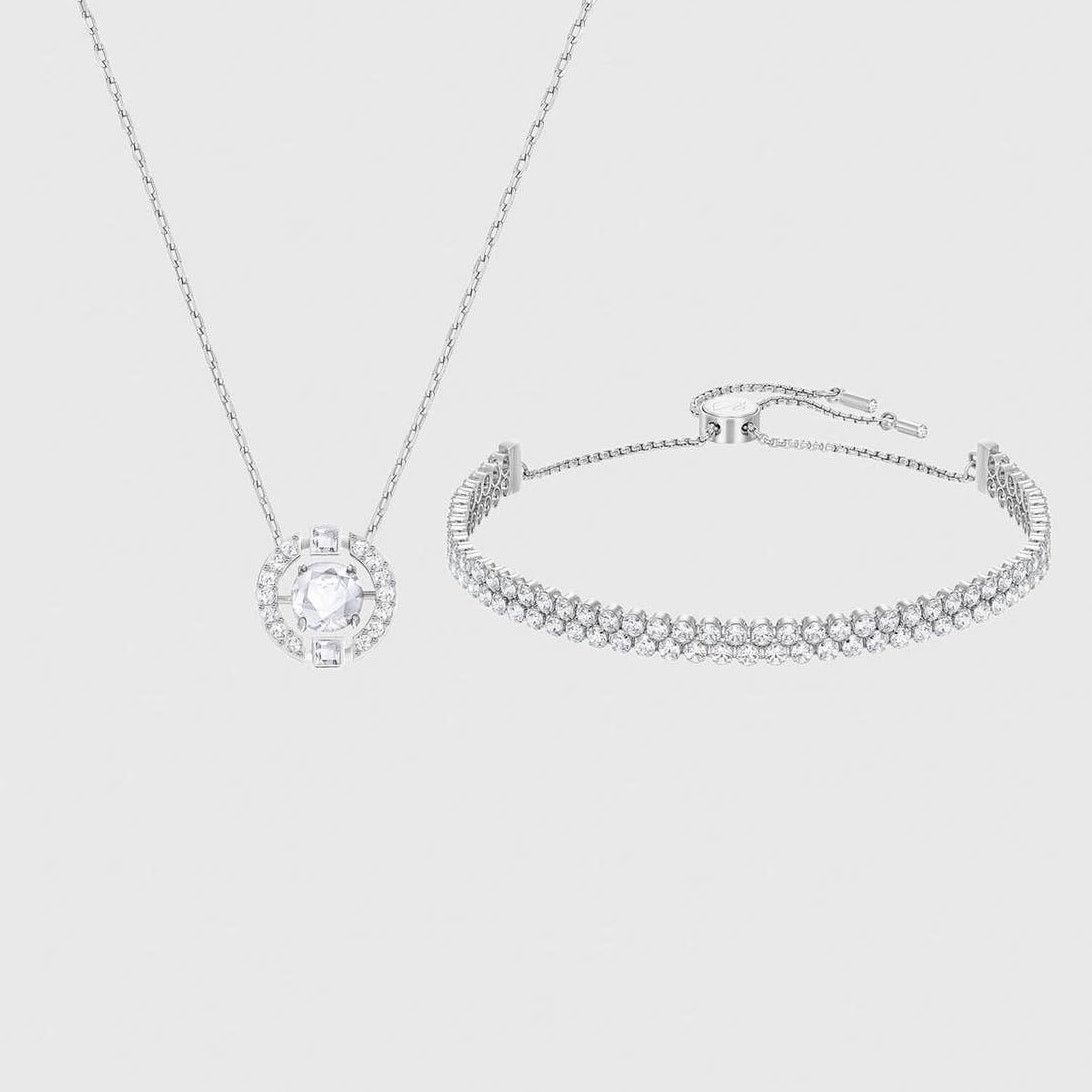 Swarovski Swarovski Sparkling Dance Necklace and Bracelet set Size ONE SIZE - 11 Thumbnail