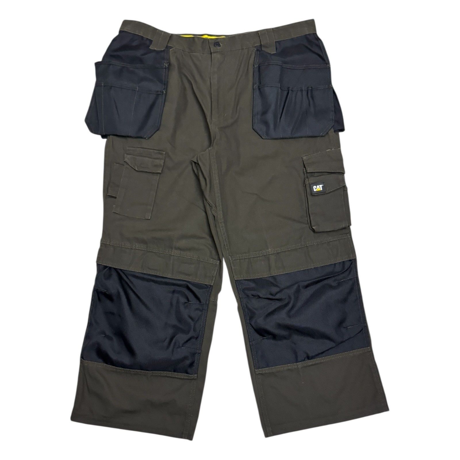 Caterpillar CAT CATERPILLAR Double Knee Canvas Tool Work Pants 40x28 Size US 40 / EU 56 - 1 Thumbnail
