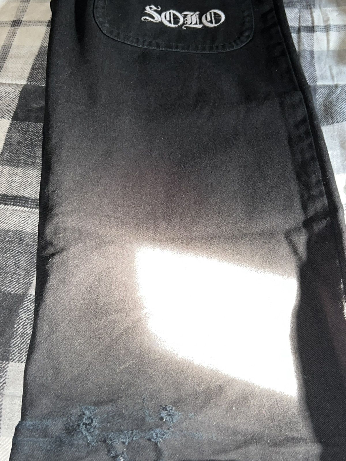 JNCO Black Solo Brand Jeans Size US 30 / EU 46 - 5 Thumbnail