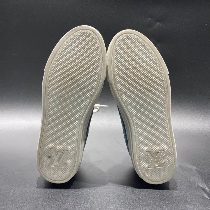 Louis Vuitton Louis Vuitton Stellar Casual Sneakers in Denim Blue -2508 Size US 4 / IT 34 - 4 Thumbnail