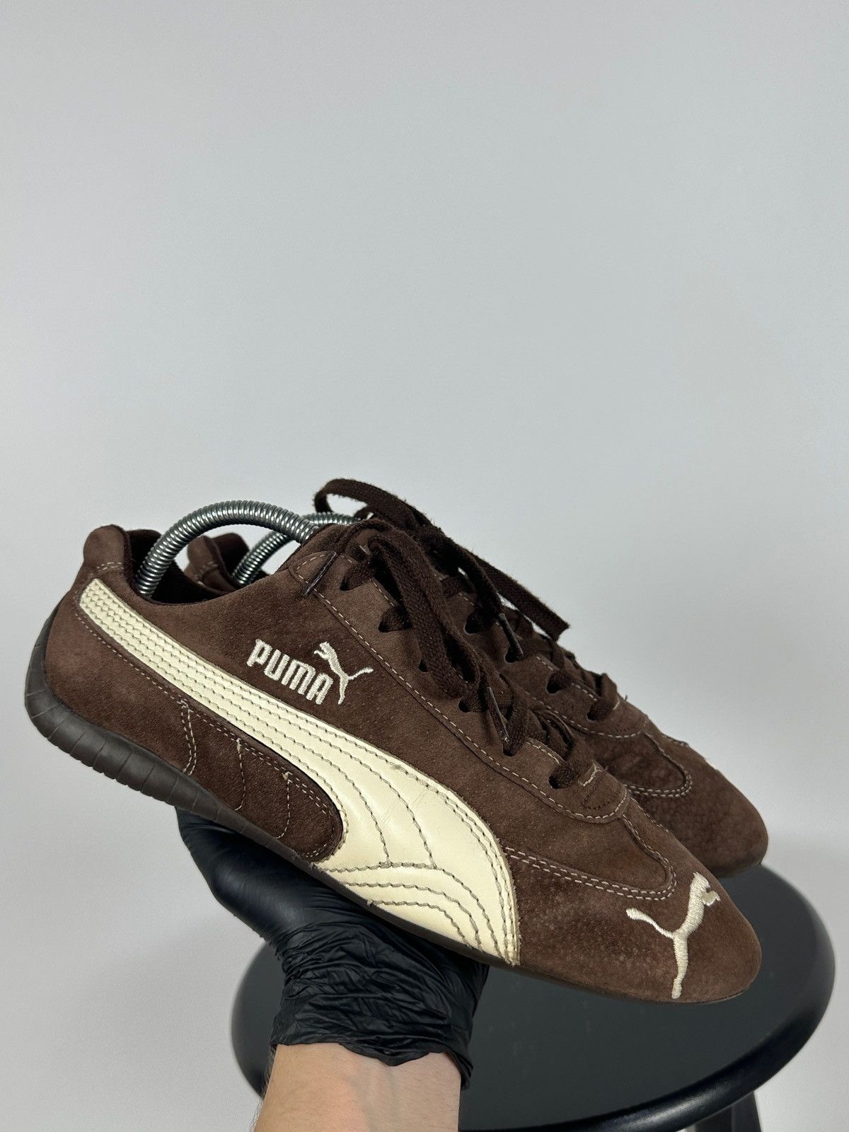 Vintage Puma Speedcat Brown Suede/Leather Y2K Hype Sneakers