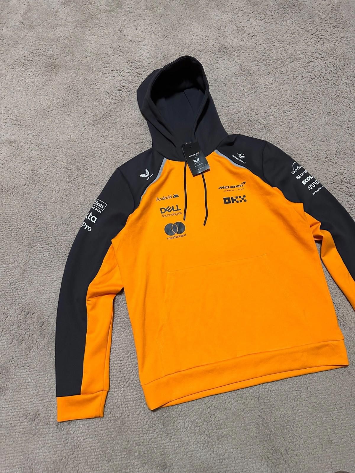 Castore CASTORE 2025 McLaren F1 UK Mens Team Hooded Sweatshirt XL Size US XL / EU 56 / 4 - 2 Thumbnail
