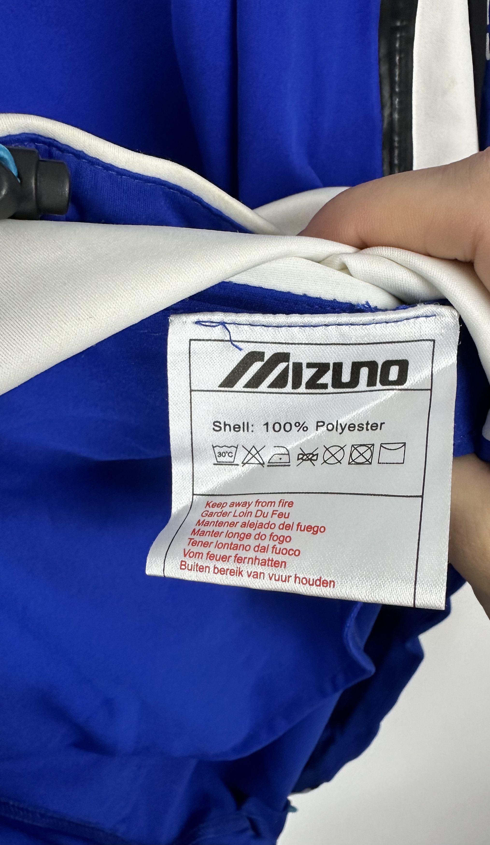 Mizuno Sports t-shirt Mizuno male blue vintage Size US XL / EU 56 / 4 - 5 Thumbnail