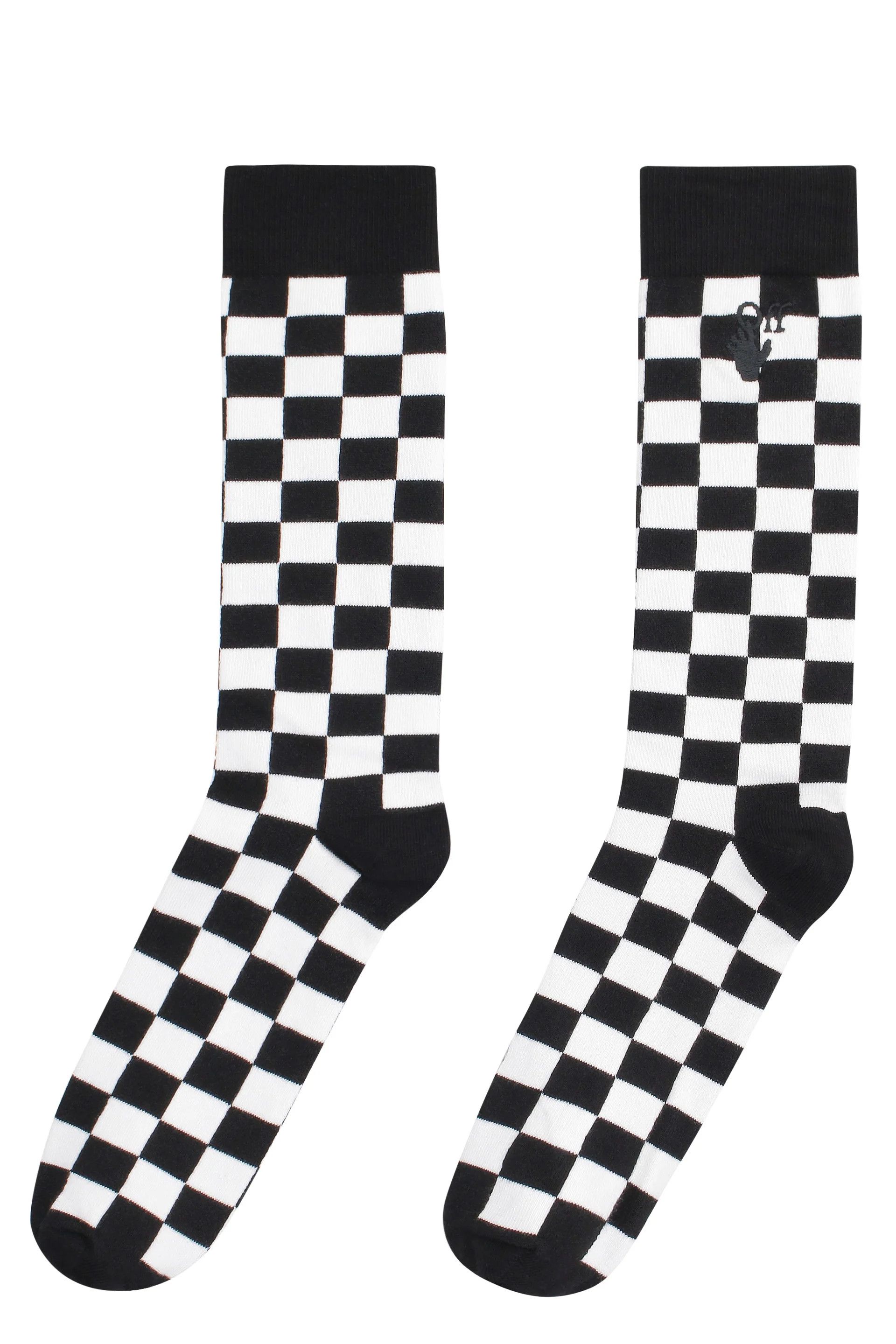 Off-White o1y0325 Size : OS / Logo Socks in White/Black Size ONE SIZE - 2 Thumbnail