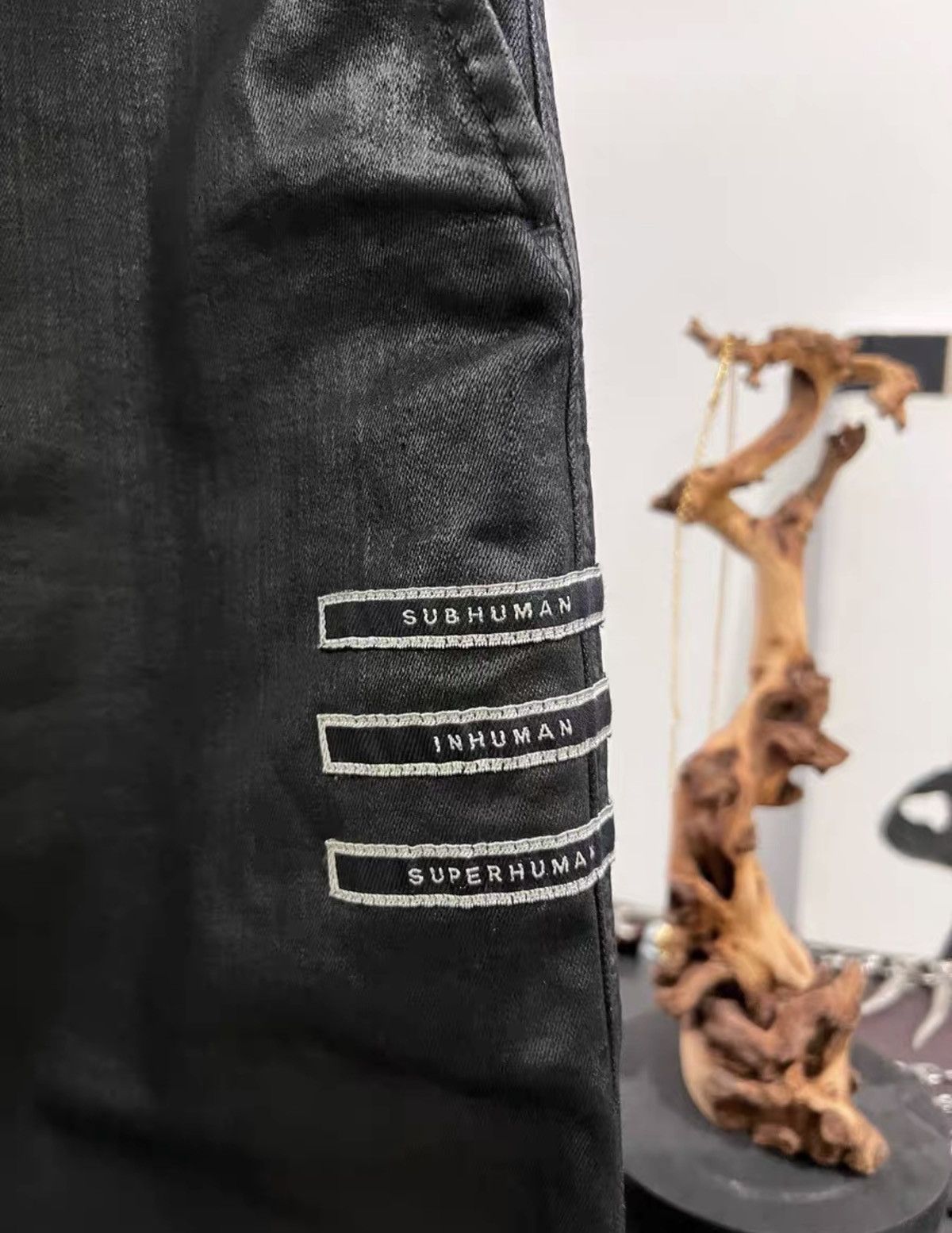 Rick Owens Rick Owens DRKSHDW Waxed Canvas Cropped Pants Size US 32 / EU 48 - 5 Thumbnail