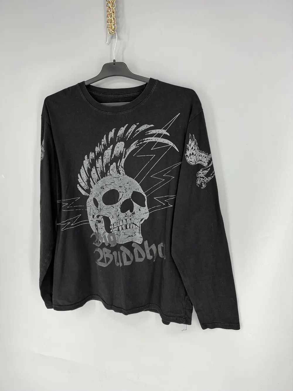 Band Tees Buddha Skulls Vintage Long Sleeve Shirt Size XL Size US XL / EU 56 / 4 - 4 Thumbnail