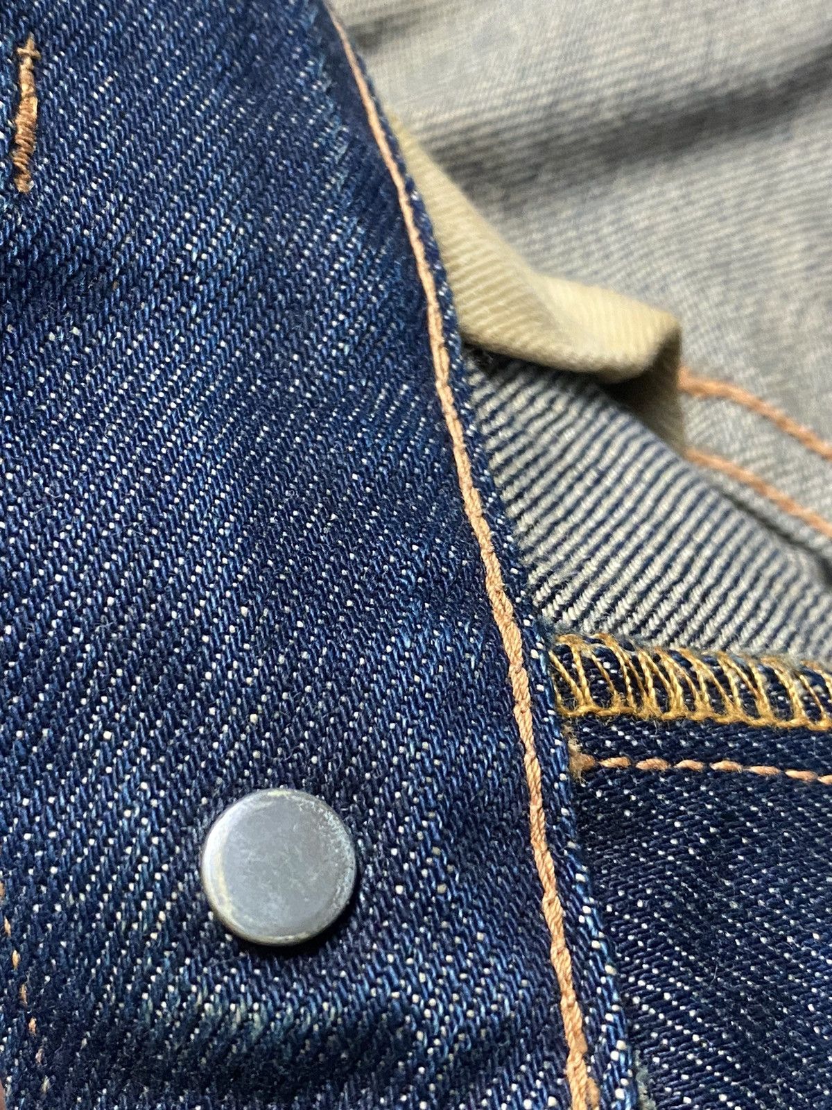 Levi's × Levi's Vintage Clothing × Vintage 1980 Cinch Buckleback Big E 501 Levis Selvedge Slim Straight Size US 34 / EU 50 - 21 Thumbnail