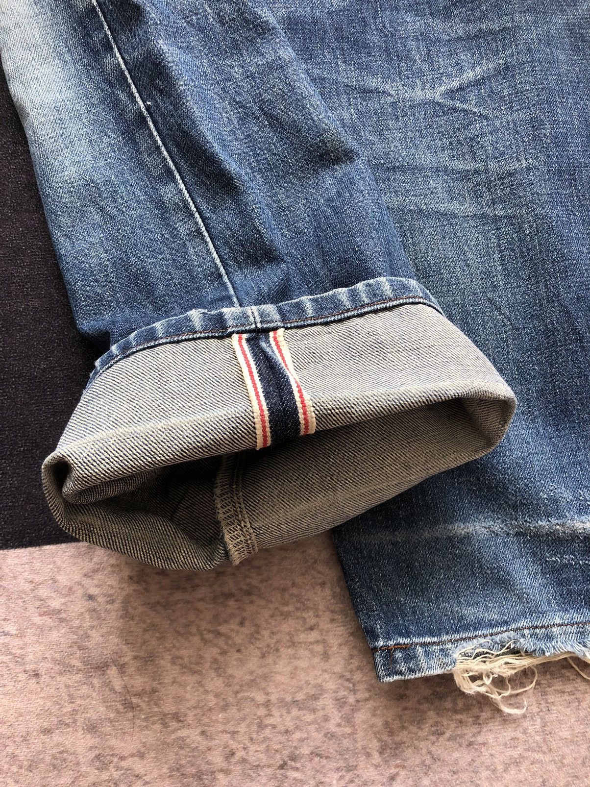 If Six Was Nine Vintage 80s Wrangler Blue Bells Selvedge Jeans Size US 28 / EU 44 - 13 Thumbnail