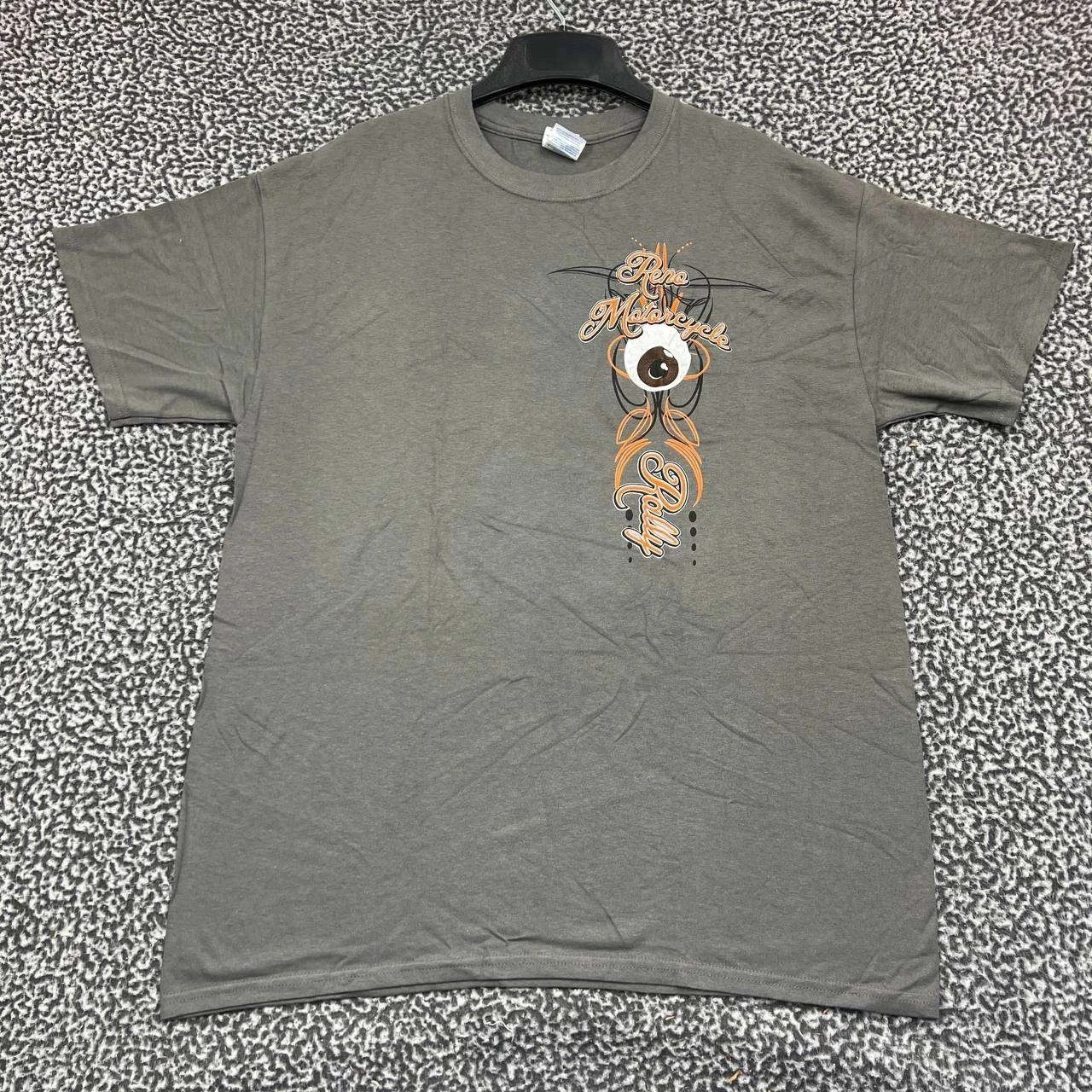Gildan Vintage Reno Motorcycle Rally Shirt Men L Short Sleeve New Size US L / EU 52-54 / 3 - 2 Thumbnail
