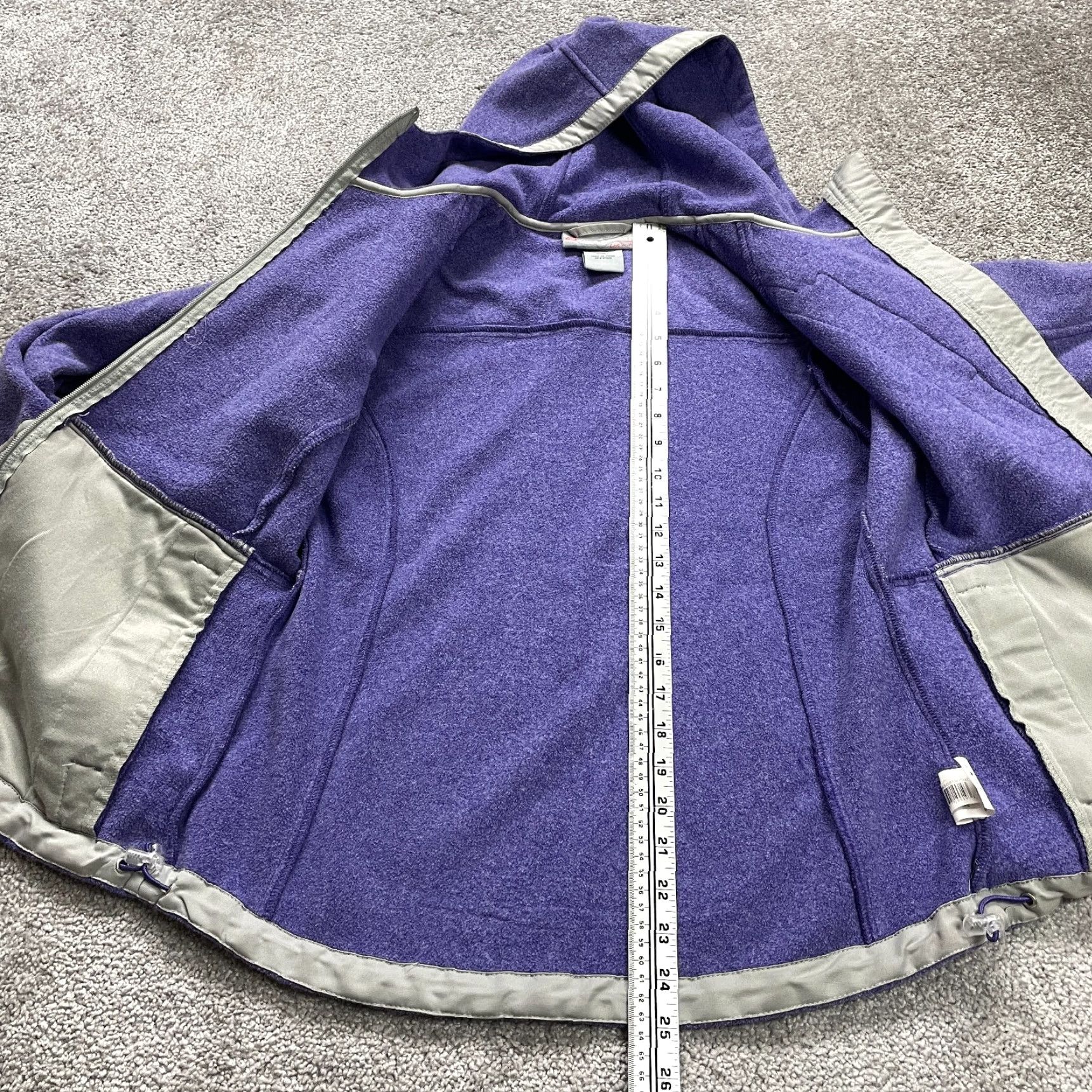 Free Country Free Country Hoodie Womens Small Purple Gray Full Zip Pockets Activewear Size S / US 4 / IT 40 - 2 Thumbnail