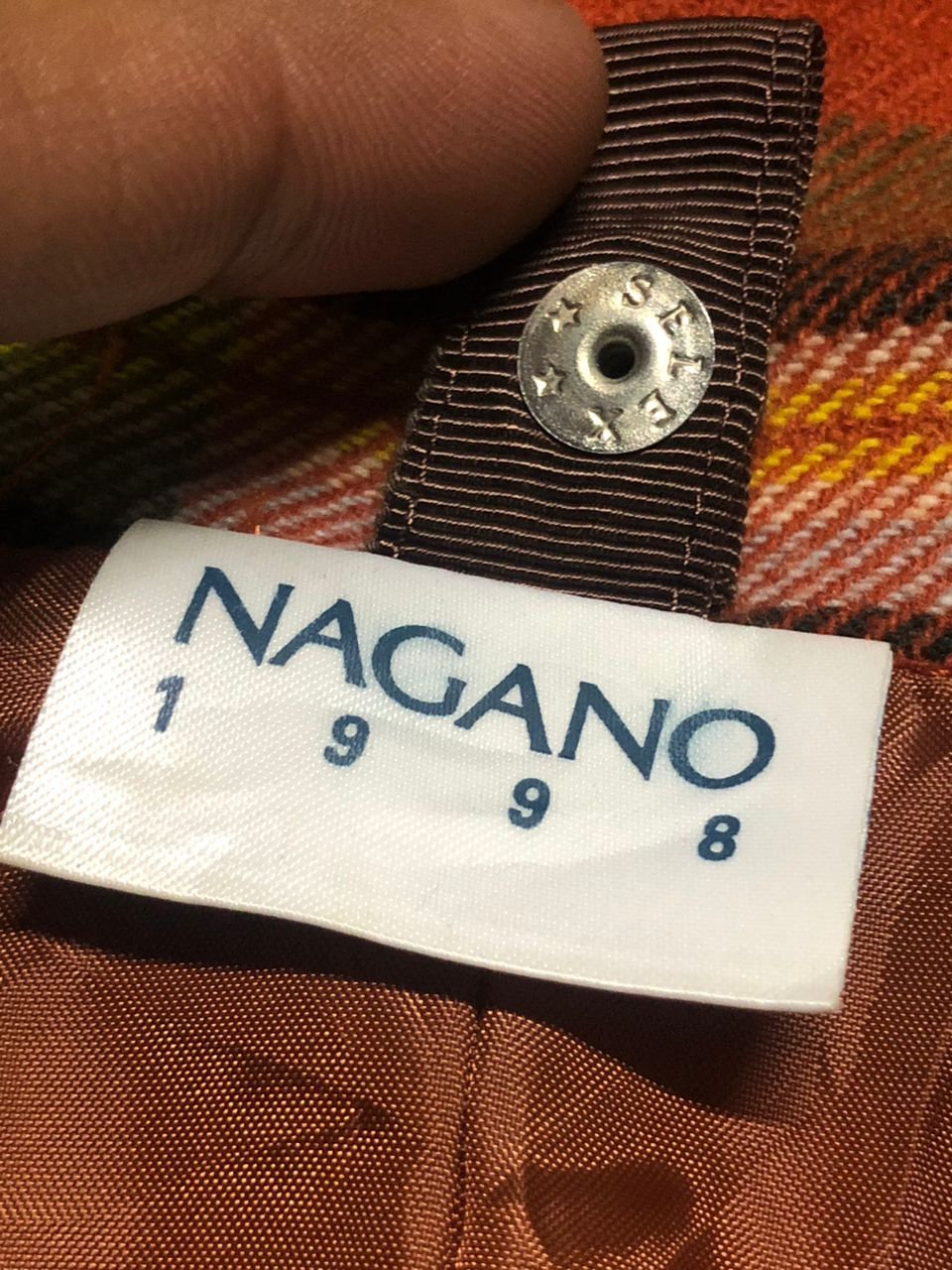 Japanese Brand 1998 Nagano Olimpic Japan Tartan Anorak Jacket Size M / US 6-8 / IT 42-44 - 14 Thumbnail