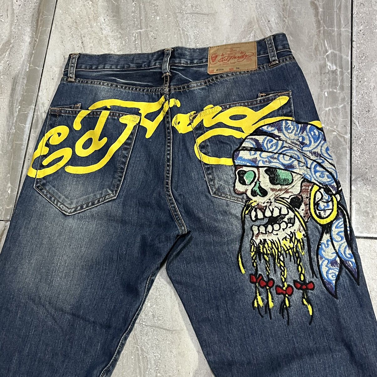 Ed Hardy Ed Hardy Pirat Jeans Size US 34 / EU 50 - 3 Thumbnail