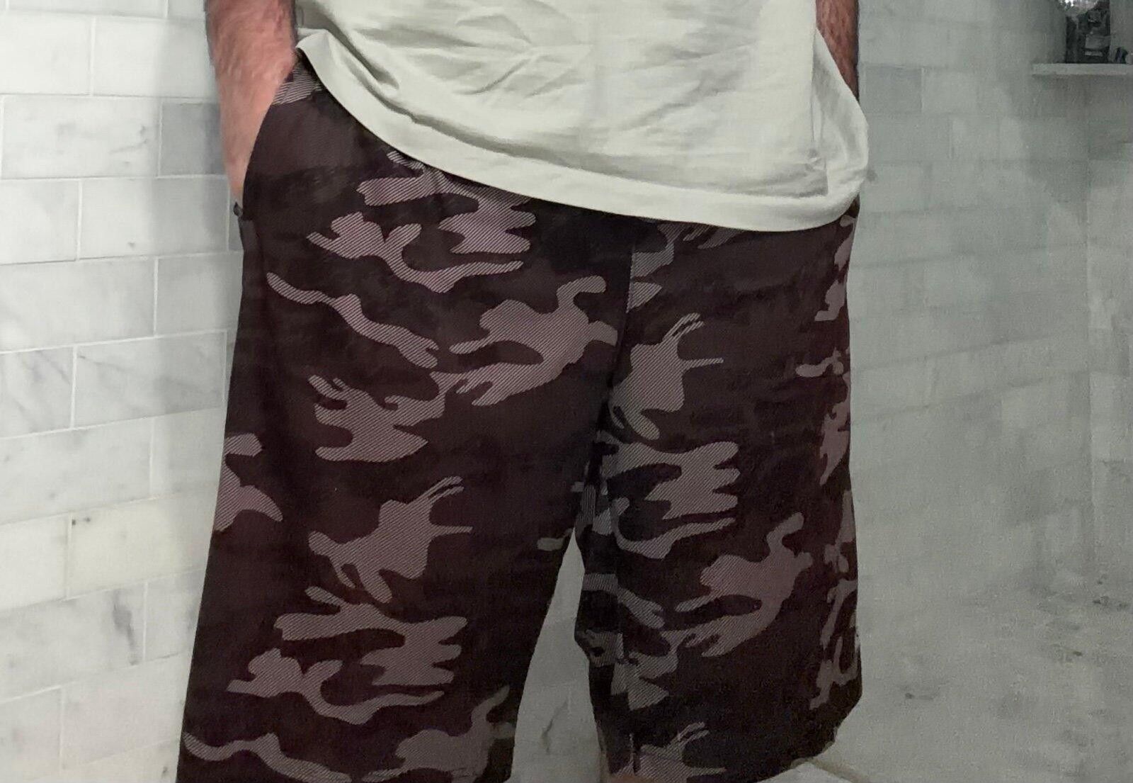 JW Anderson AND1 Brown Camo Beautiful Baggy Hoop Shorts Mens LG Vtg y2k Size US 34 / EU 50 - 6 Thumbnail