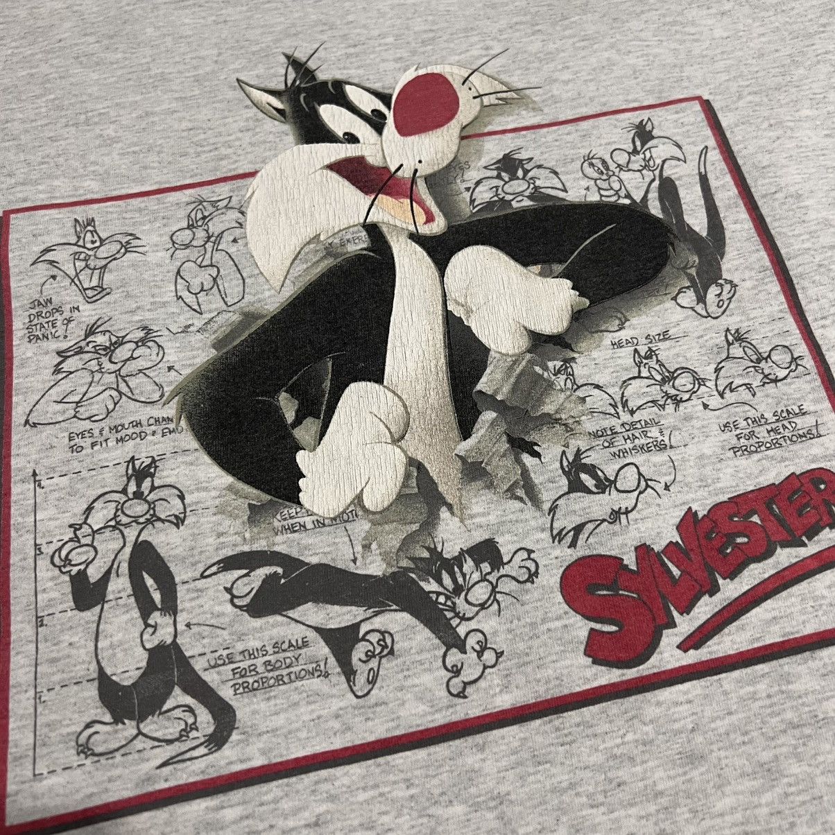 Cartoon Network Cheap - Vintage Cartoon Syilvester Size US XL / EU 56 / 4 - 2 Thumbnail