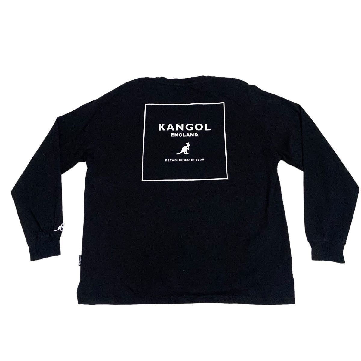 Kangol Kangol logo box back long sleeve tee Size US M / EU 48-50 / 2 - 6 Thumbnail