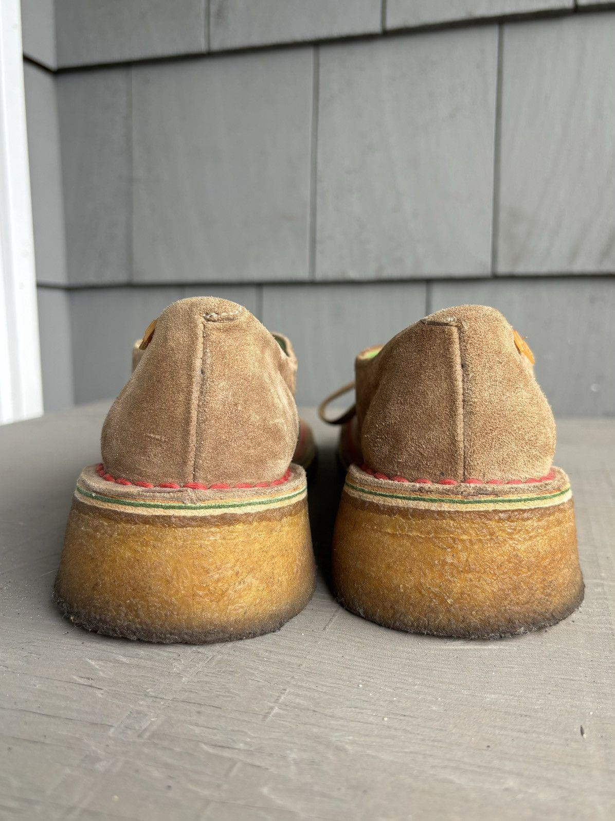 Camper × Designer Camper Mary Janes Suede Embroidered Crepe Sole Loafer Boot 6 Size US 6 / IT 36 - 8 Thumbnail