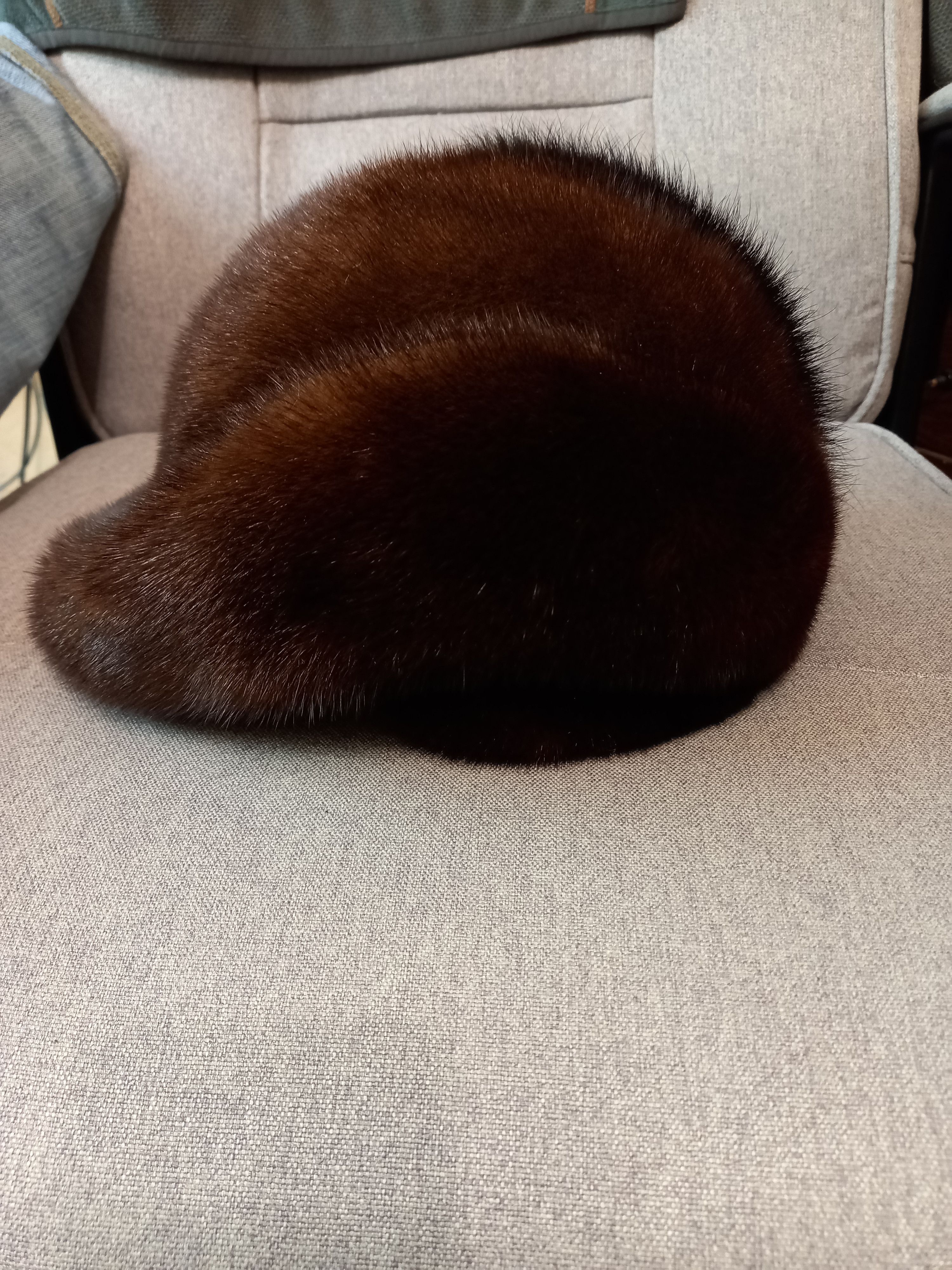 Vintage Vintage mink fur hat Size ONE SIZE - 2 Thumbnail