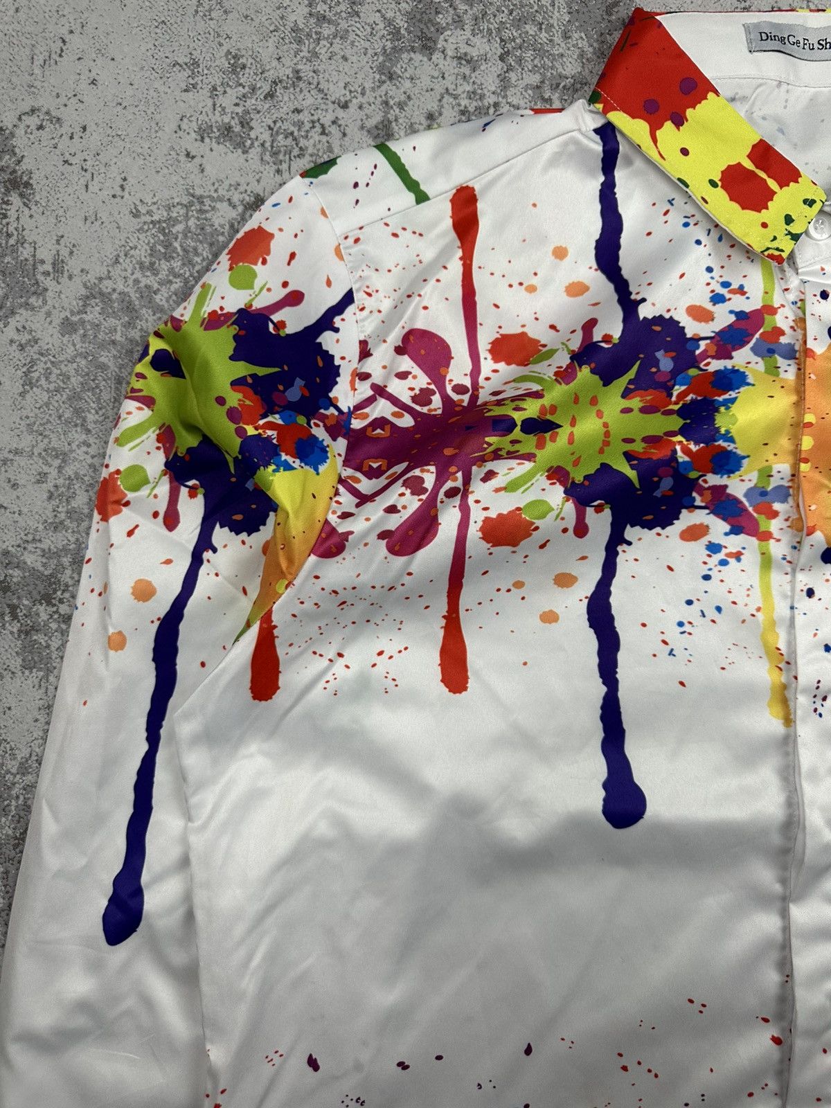 Other Y2K Shirt Paint Splatter Abstract Art Size US M / EU 48-50 / 2 - 4 Thumbnail