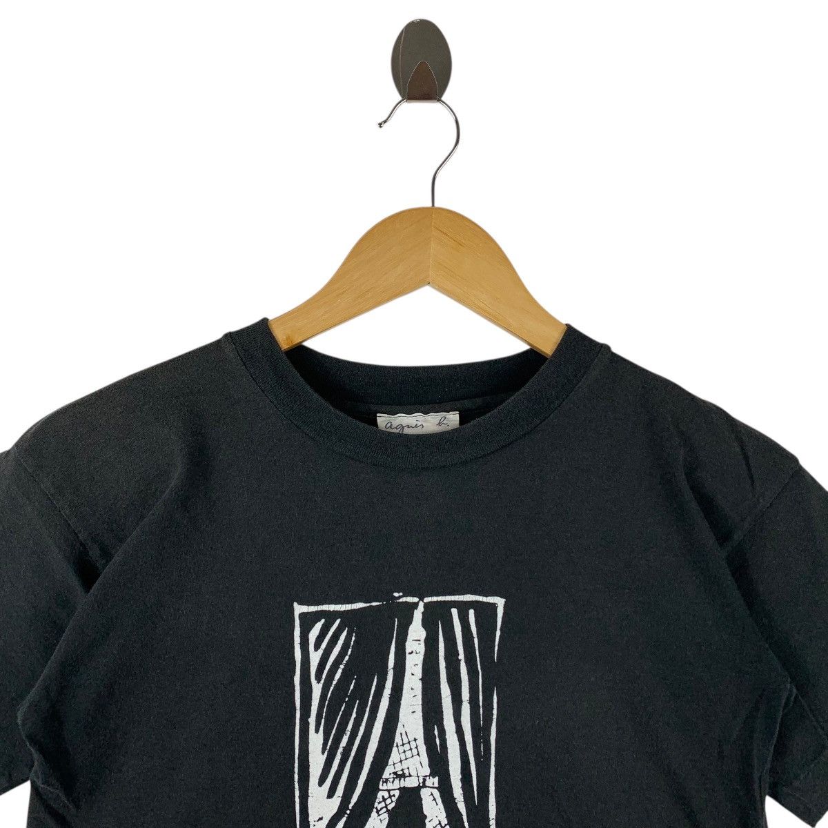 agnes b. Vintage agnès b. PARIS Eiffel Tower Graphic Tee Size S / US 4 / IT 40 - 2 Thumbnail