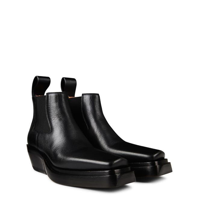 Bottega Veneta Bottega Veneta Chelsea Wedge Low Heel Boots in Black Size US 4 / IT 34 - 3 Thumbnail
