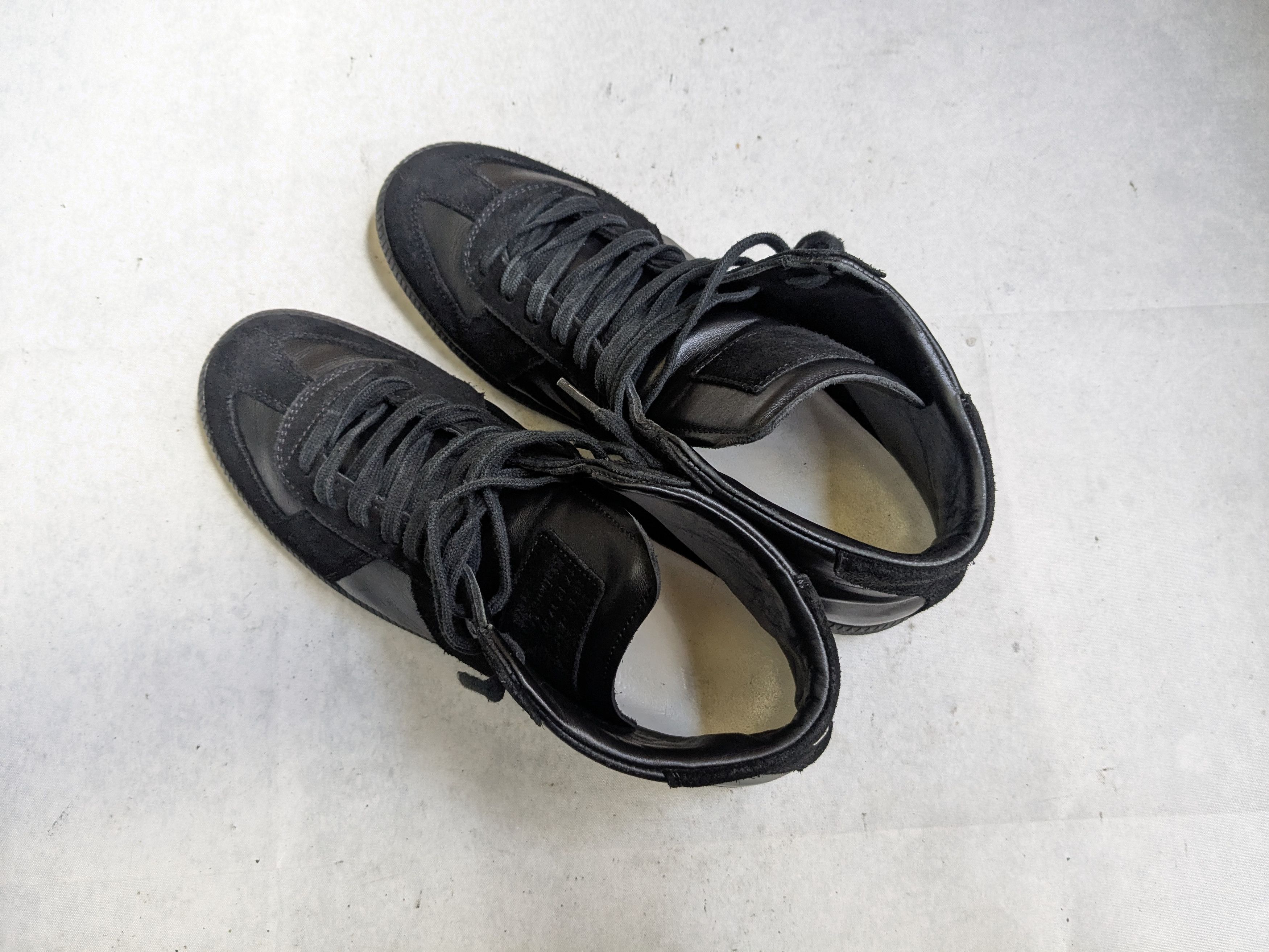 Maison Margiela Maison Margiela GAT Replica Black 10 43 High Tops Suede Size US 10 / EU 43 - 16 Thumbnail