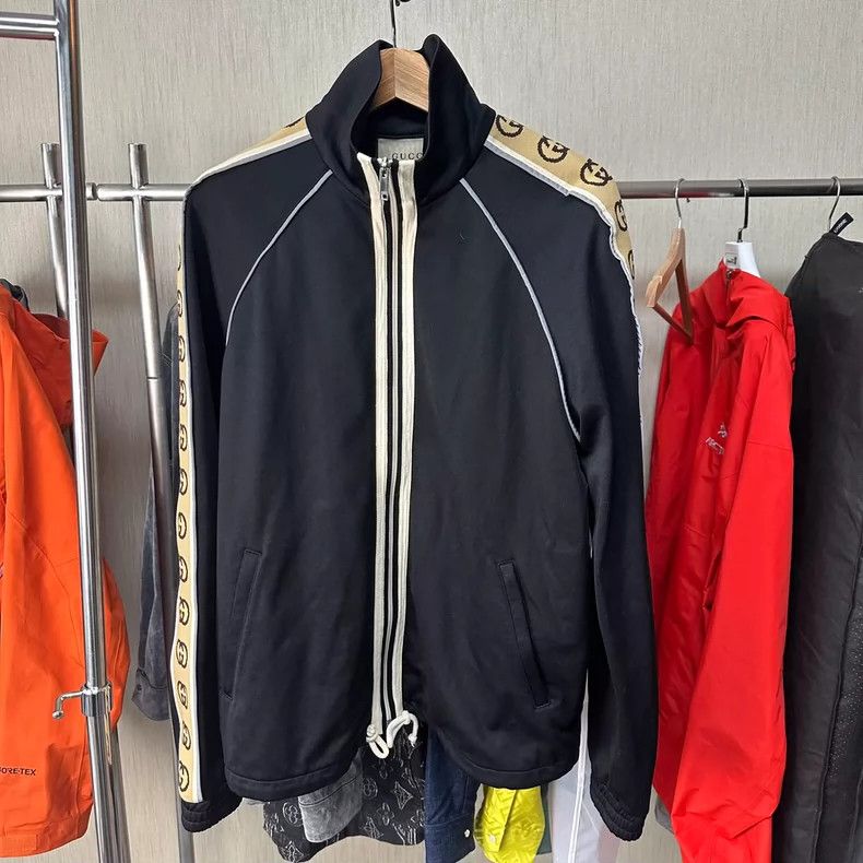 Gucci Gucci Men's Side Logo Stripe Jacket - dmc Size US S / EU 44-46 / 1 - 1 Thumbnail