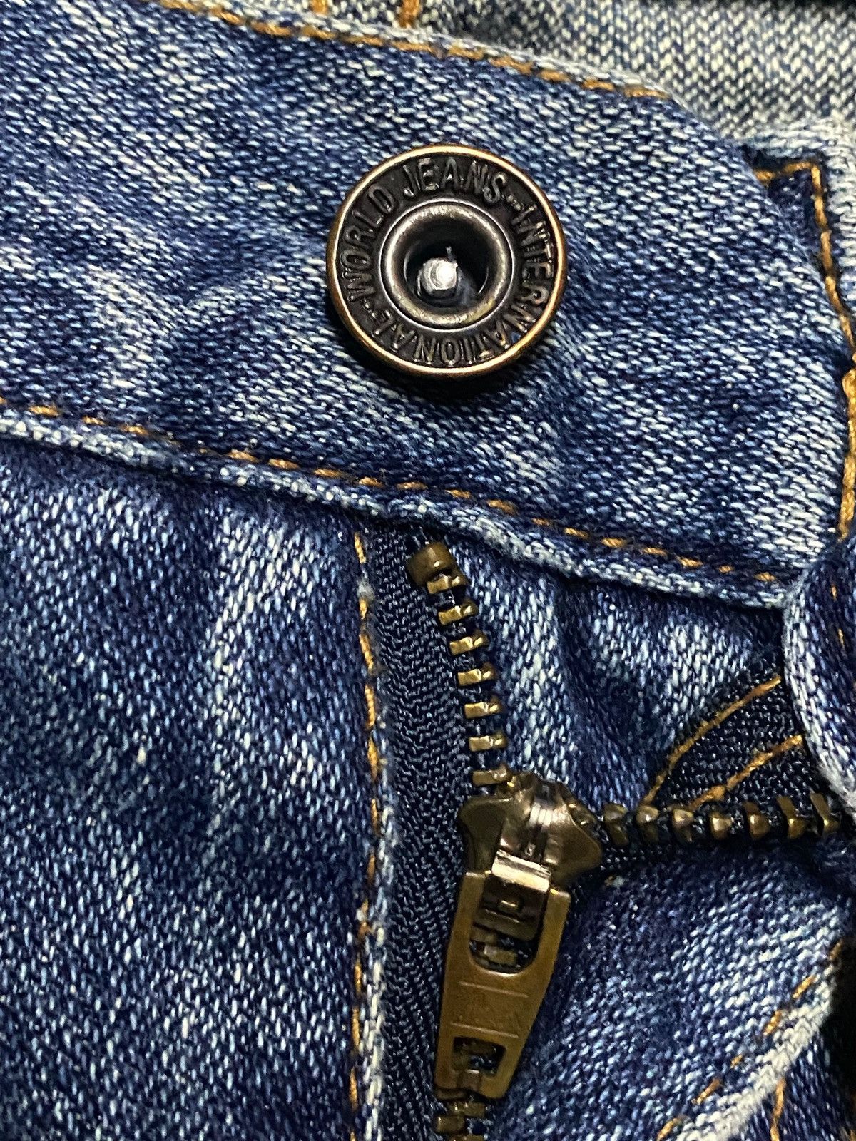 Seditionaries Vintage Japanese Brand Nylaus Grunge Distressed Flare Jeans Size US 31 - 9 Thumbnail