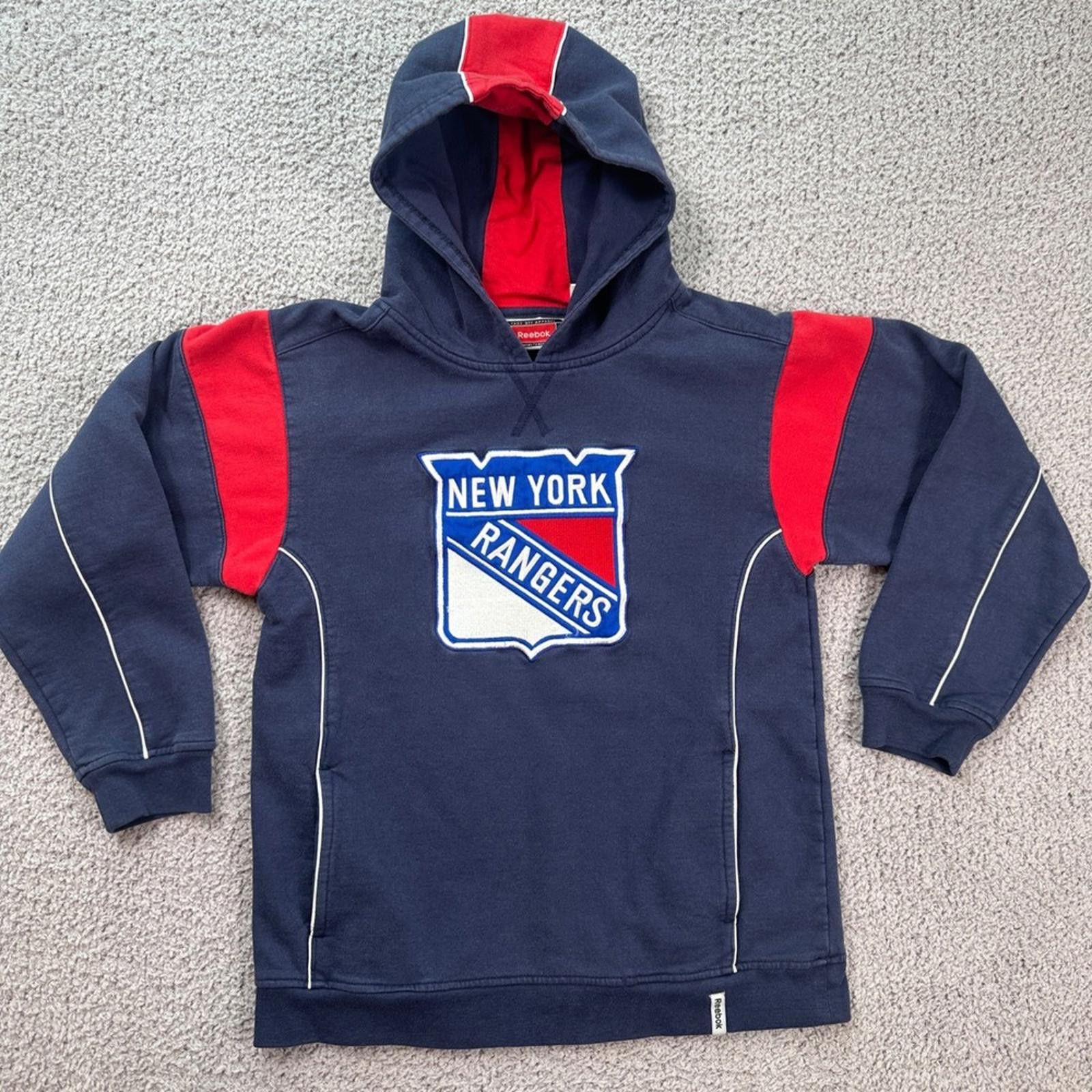 Reebok Reebok New York Rangers Hoodie Sweatshirt Youth M 10/12 Logo Size US M / EU 48-50 / 2 - 1 Thumbnail