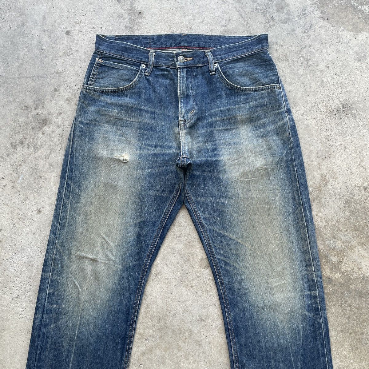 Edwin Vintage Edwin XV Rusty Jeans Distressed Faded Denim Pants Size US 32 / EU 48 - 3 Thumbnail